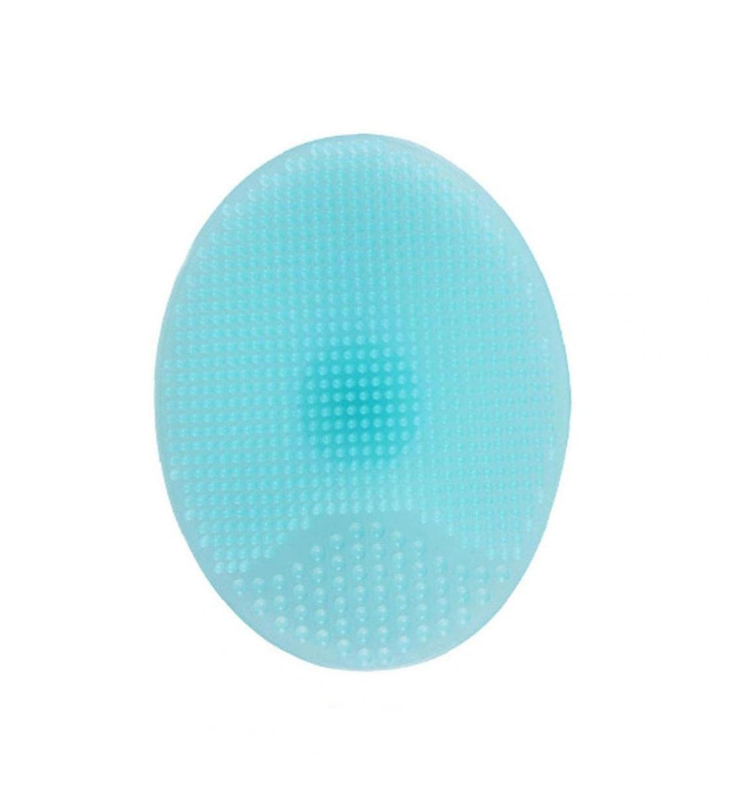 1 Pack Face Scrubber Soft Silicone Cleansing Brush Face Exfoliator Blackhead Pore Pad Cap Face Wash Brush for Deep Cleaning Skin Care Blue - Buy Online on GoSupps.com