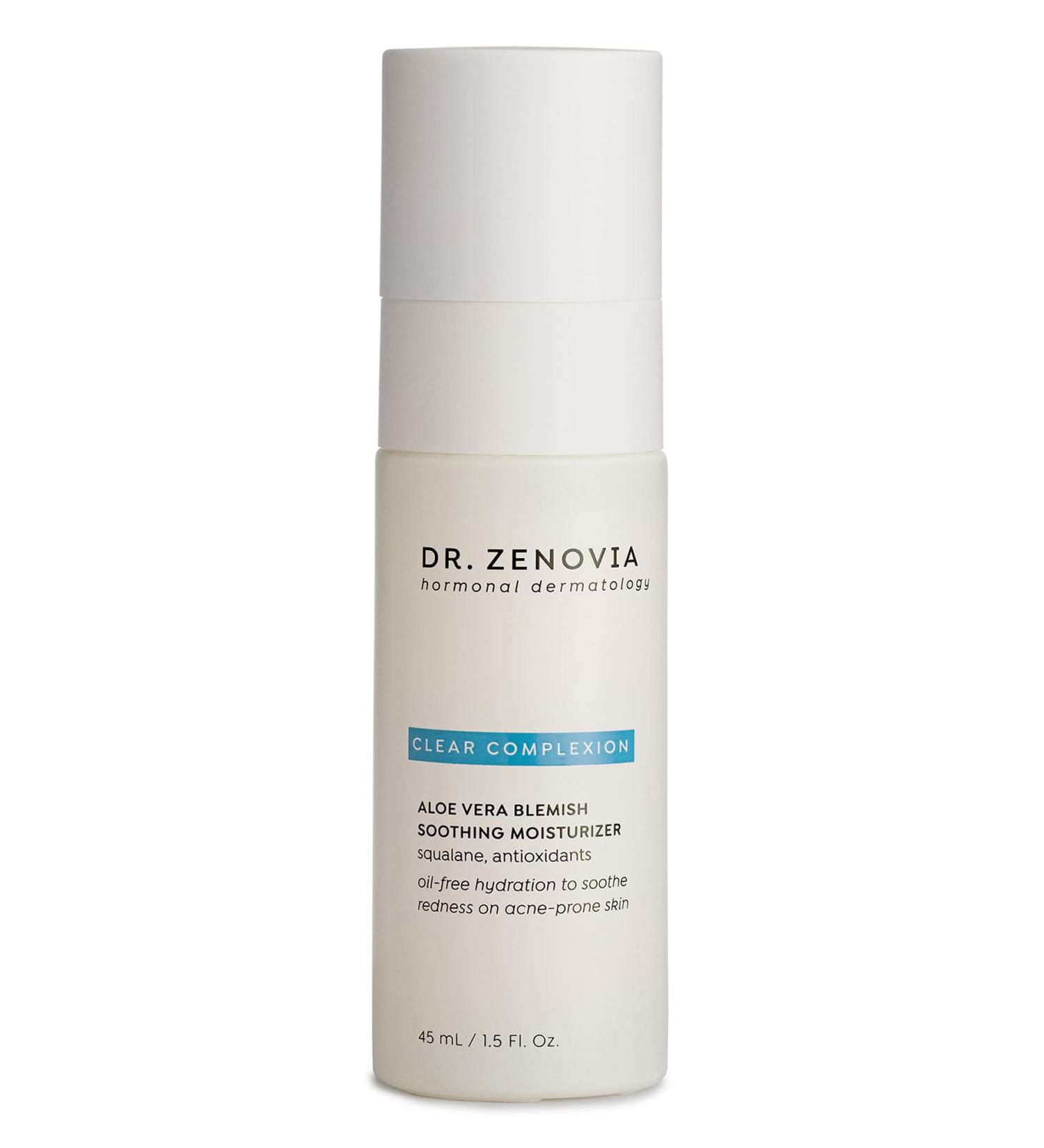 Dr. Zenovia Aloe Vera Blemish Soothing Moisturizer Lotion - Ultimate Face Moisturizer for Reducing Redness, Acne, and Improving Skin Tone - Buy Online on GoSupps.com