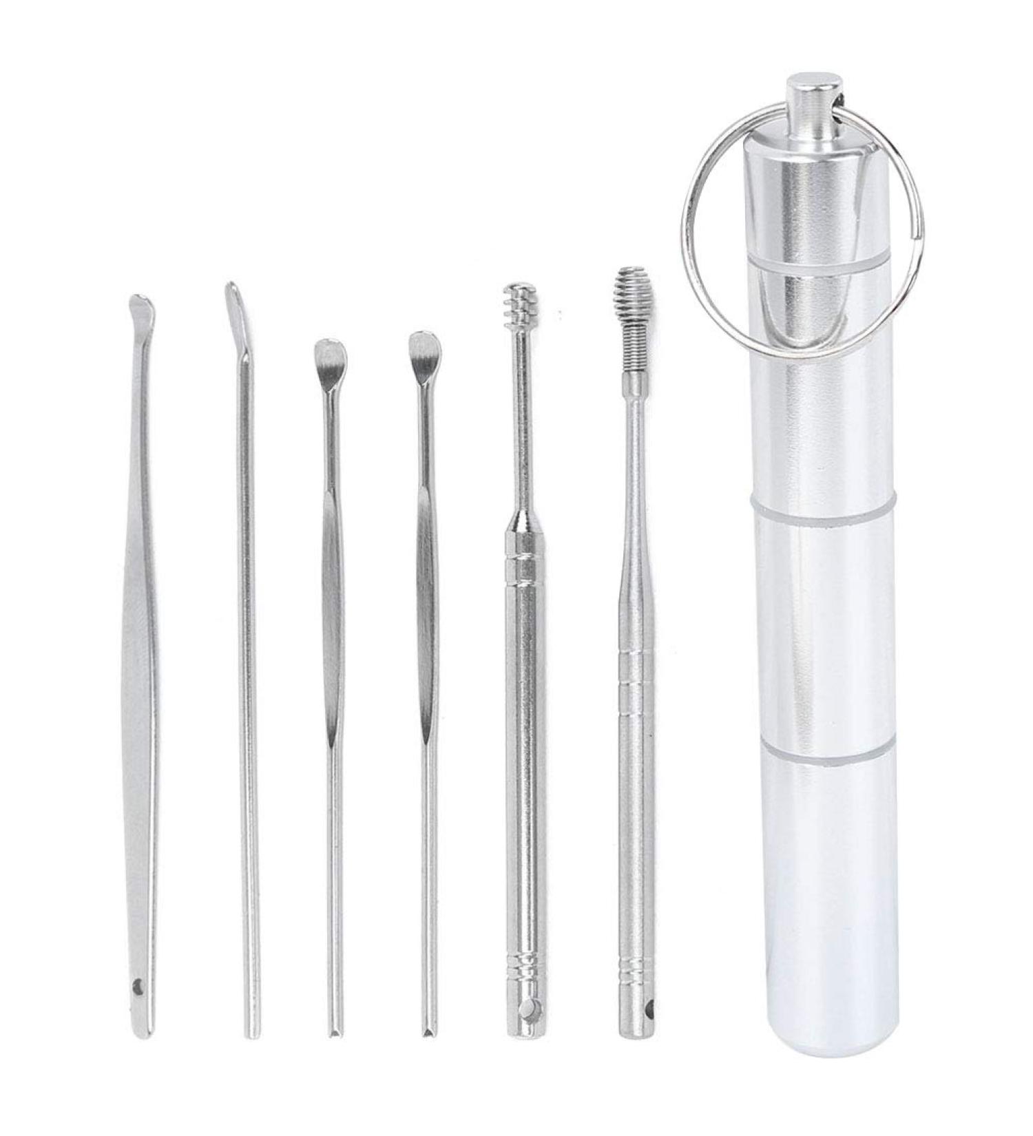 Sealed Waterproof Ear Wax Remover Stainless Steel Aluminum Alloy Ear Wax Cleaning Tool for Home Daily Furniture Anywhere Doctor - Buy Online on GoSupps.com