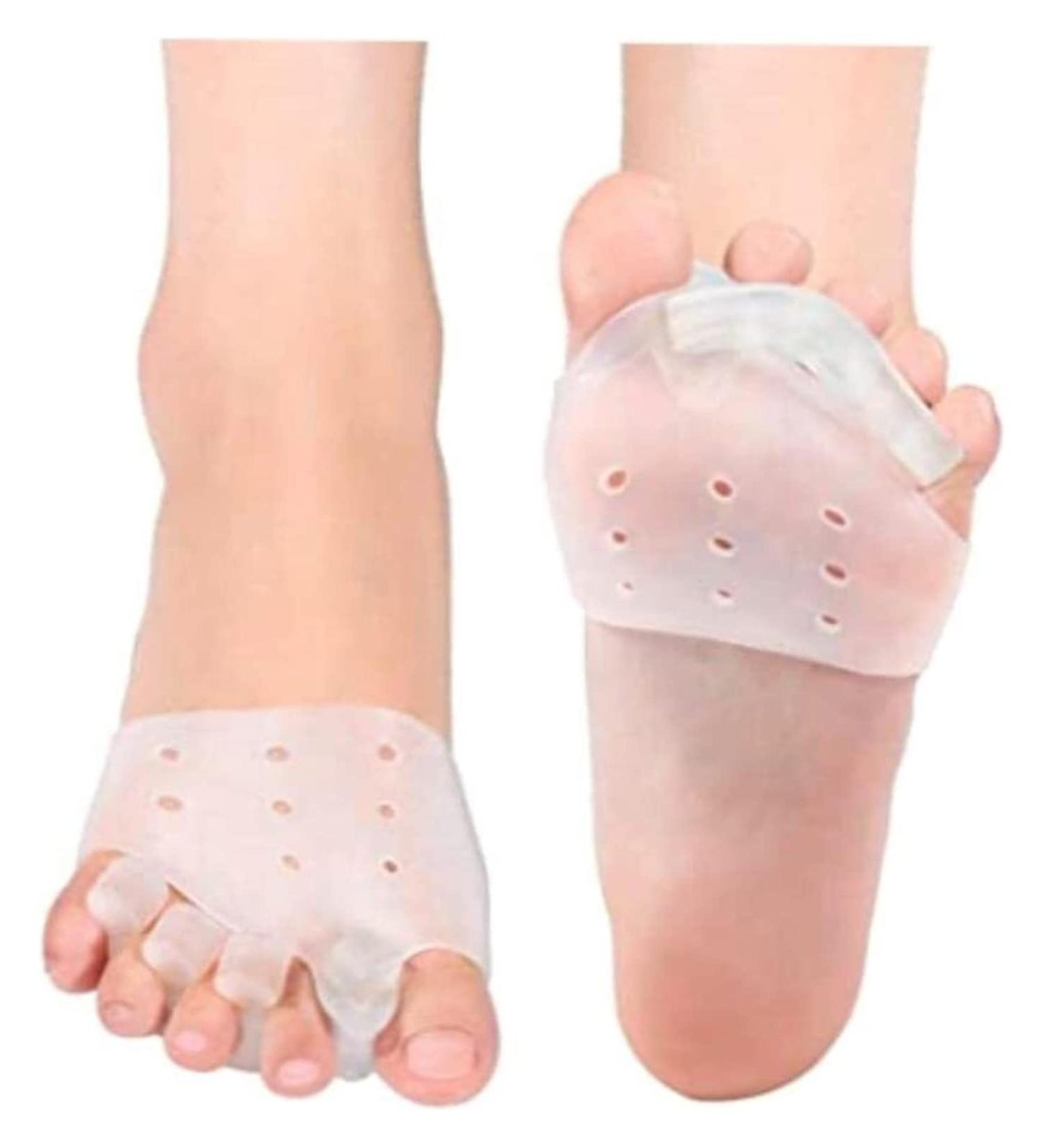 Gel Toe Correctors & Spacers for Fingers Straightening, Bunion Pain Relief & Forefoot Pads - Buy Online on GoSupps.com