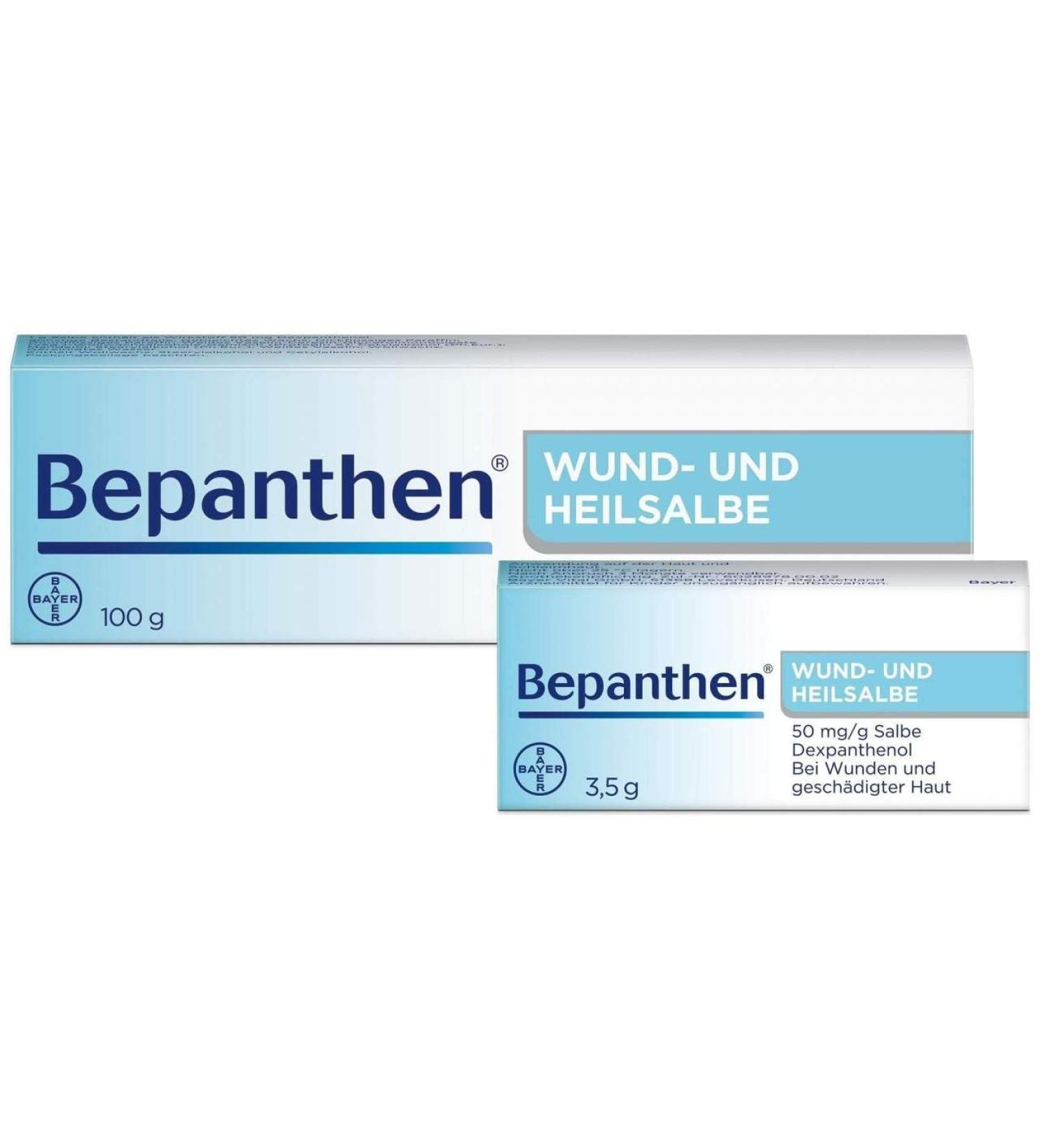 Bepanthen wound and healing ointment 100 g + 3.5 g for on the go