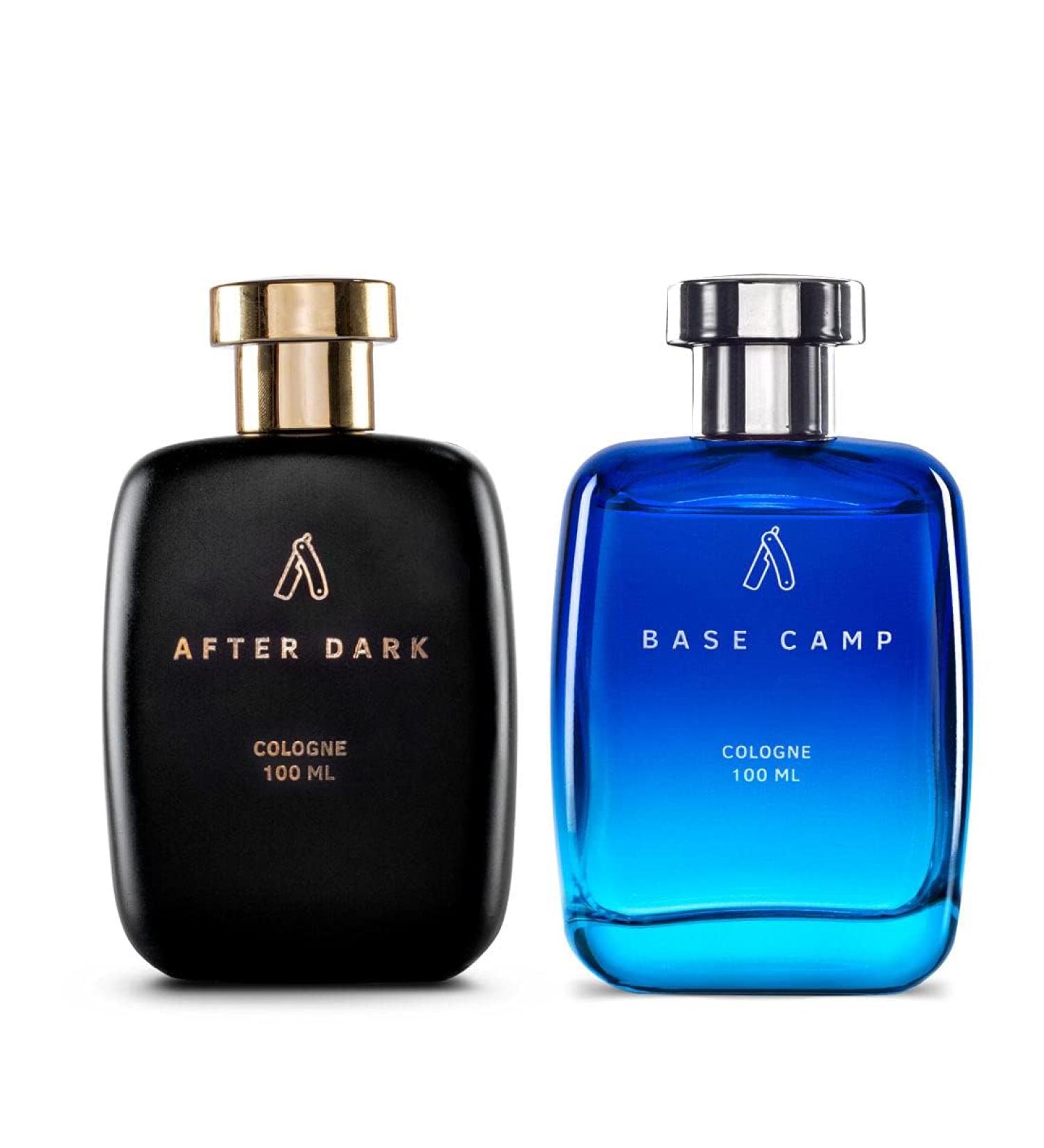 Us.traa Af.ter Da.rk Cologne - 100ml - Perfume for Men | with Oudh Musk notes | For Night Occasions & Base Camp Cologne - 100ml | Cool Crisp Fragrance of the Mountains | For Day Occasions. - Buy Online on GoSupps.com