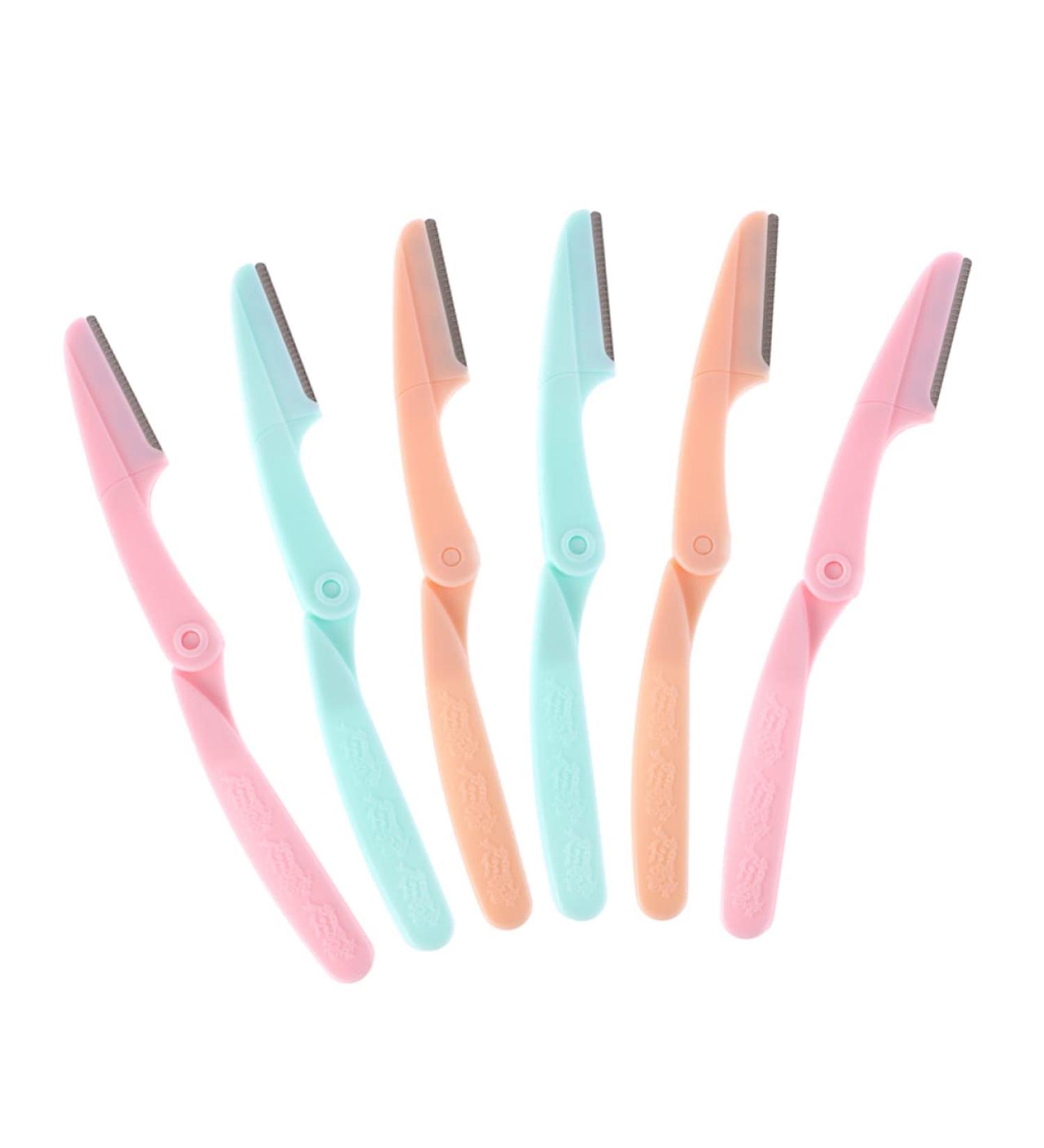 Frcolor 6-Piece Facial Razor Set - Men's & Women's Eyebrow Trimmers & Face Razors for Smooth Skin - Buy Online on GoSupps.com