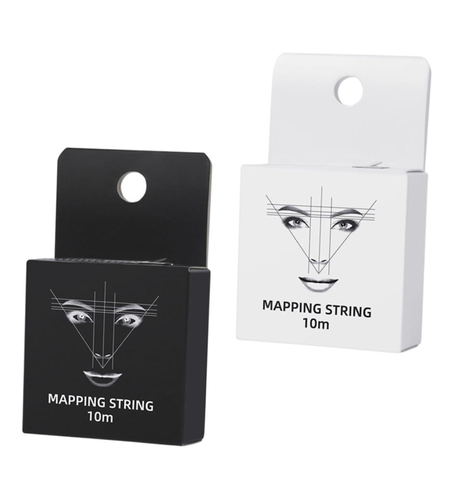 Hemoton 2pcs Ink Eyebrow Powder Stamp Kit Eyebrow Permanent Stencil Wire Ruler Eyebrow Line Simple - Buy Online on GoSupps.com