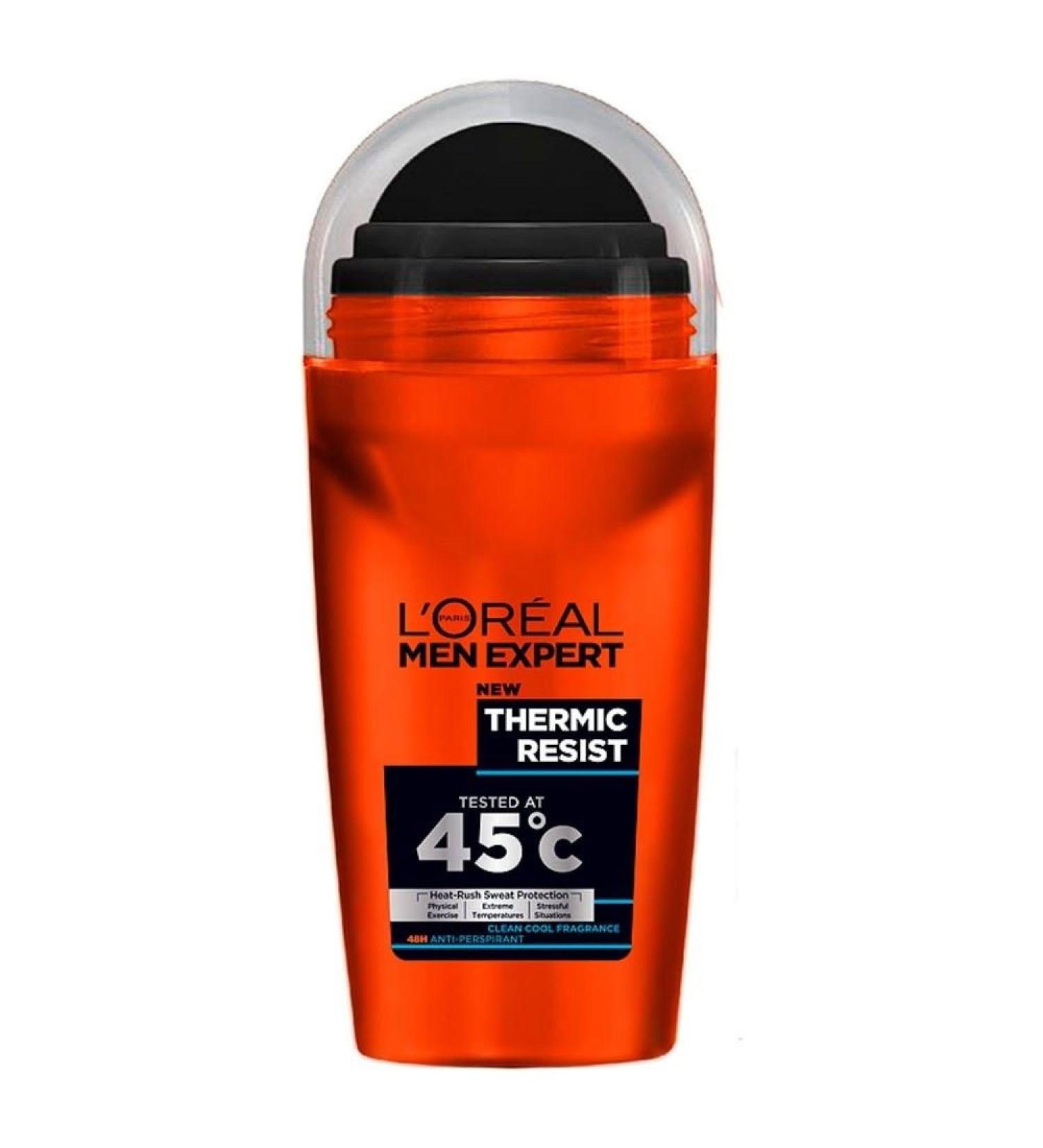 L'OR AL L'Or al Paris Men Expert Thermic Resist Roll-On Deodorant Pack of 2 50ml