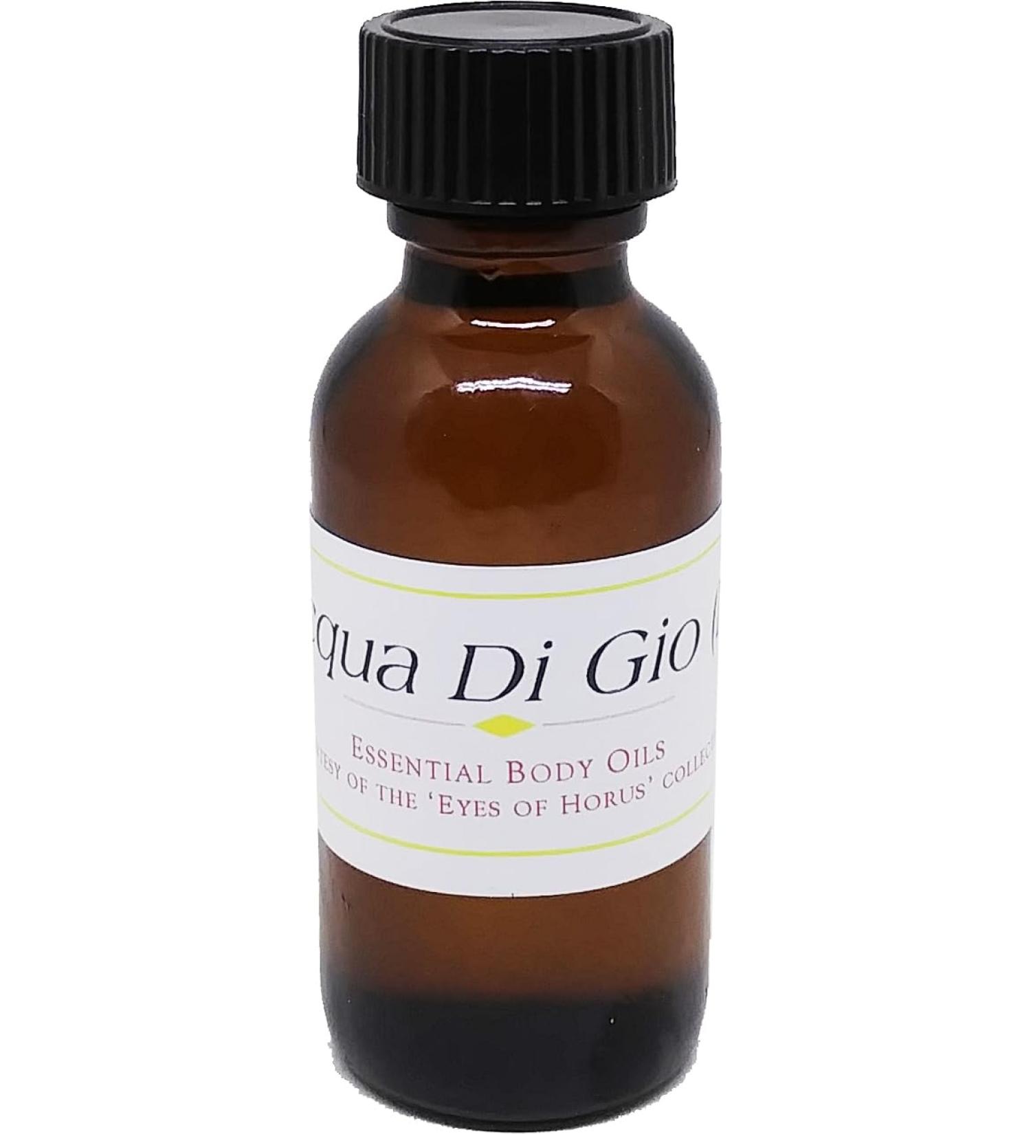 Acqua Di Gio - Type GA For Men Scented Body Oil Fragrance Regular Cap - Light Gold - 1 oz. - ID#35389 1 Fl Oz (Pack of 1)