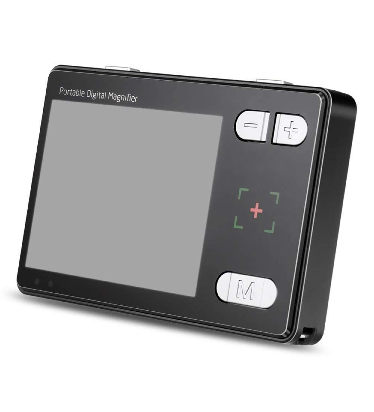 Portable Digital Magnifier 3.5 inch portable digital magnifier with LED light 2X-24X hand-held reader 15 color modes LCD monitor suitable for old children poor eyesight reading watching trying - Buy Online on GoSupps.com