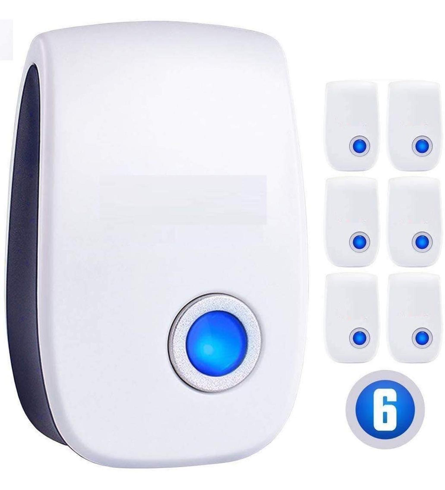 6 Pack 2020 Newest Control Set of Electronic Plug in Indoor for Flea Ants Mosquitoes Mice Spiders Roaches Non-Toxic Humans & Safe