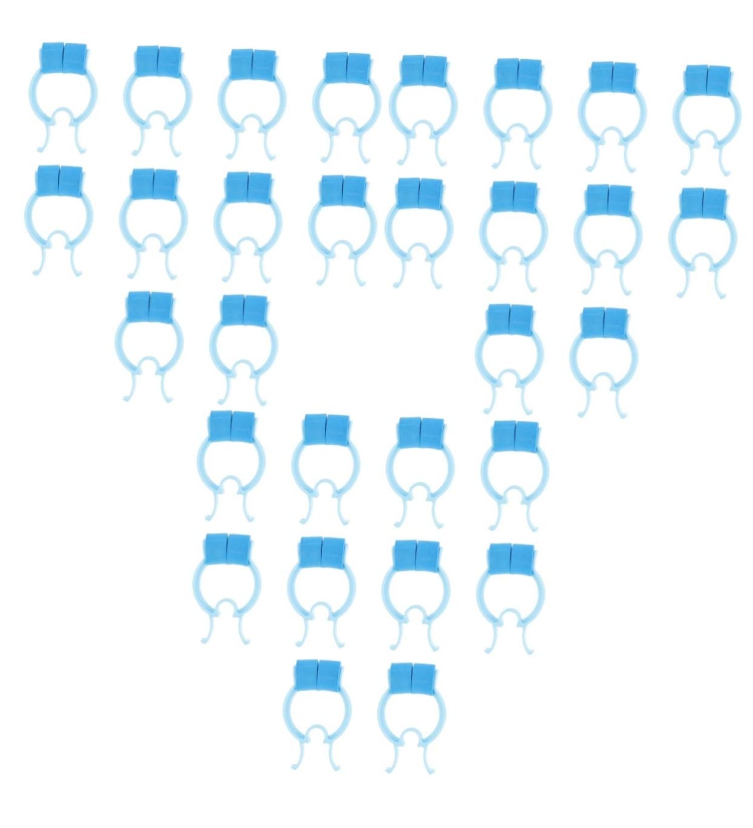 FRCOLOR 30 Pcs Nose Correction Clip - Portable Nose Pincher & Breath Accessory - Sky Blue Nose Clip Set for Convenient Fixing - Household Nose Stopper & Nose Plug - Buy Online on GoSupps.com