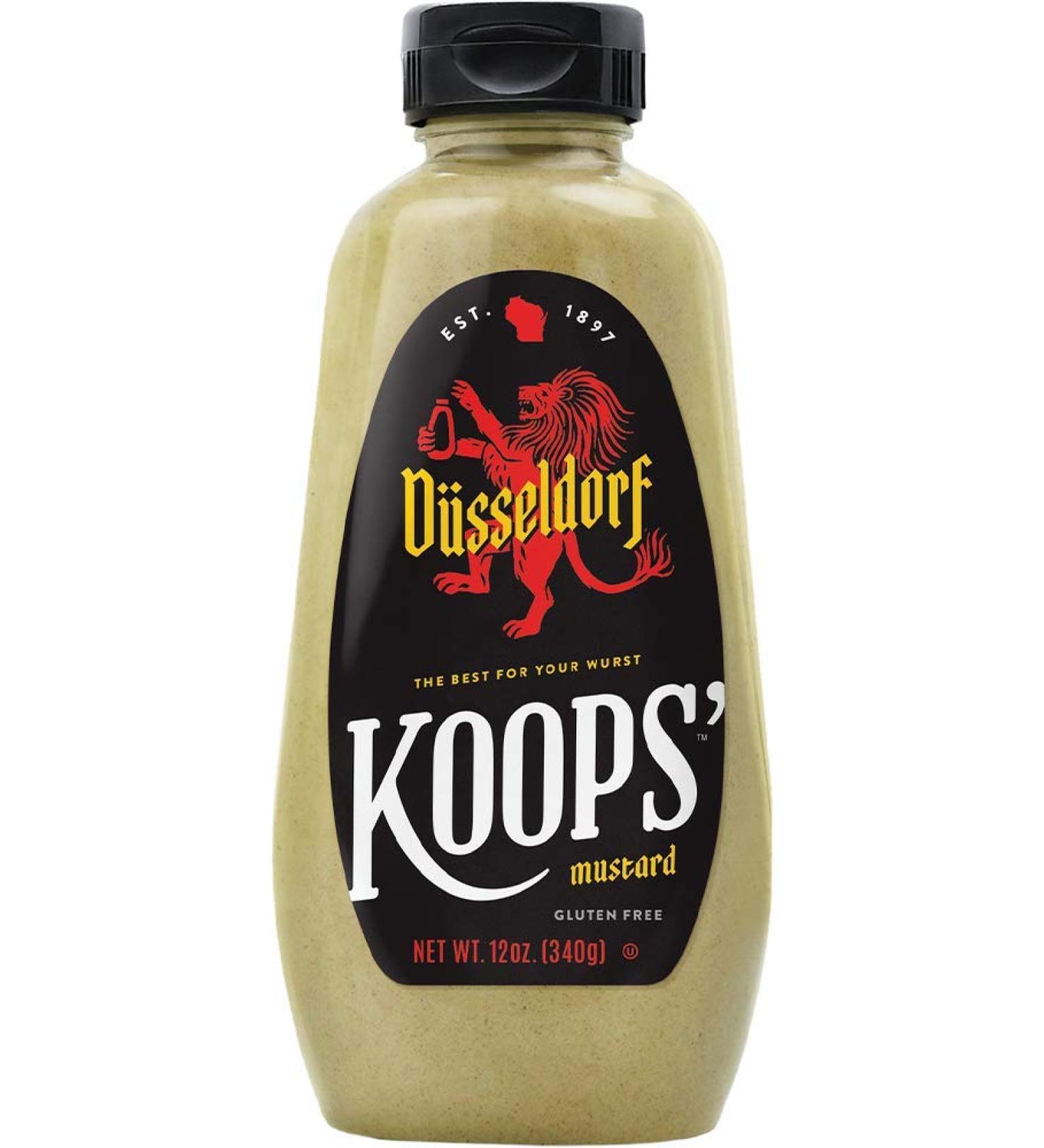 Koops' D sseldorf Mustard 12 oz. Bottle 3-Pack