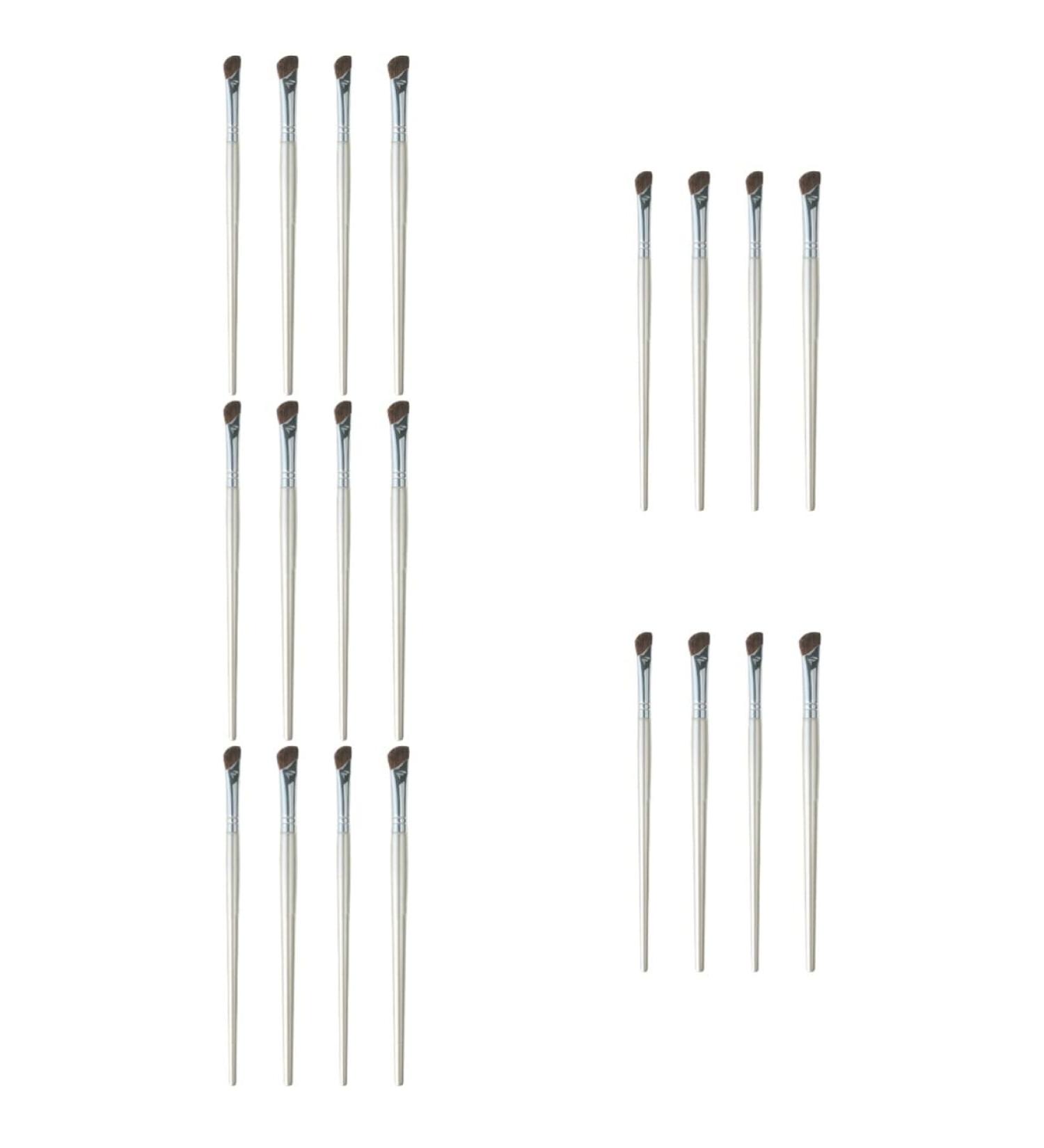Healeved 20 Pcs Nose Shadow Brush Nose Makeup Brush Brow Brush Angled Eye Shadow Blending Brush Alloy - Buy Online on GoSupps.com