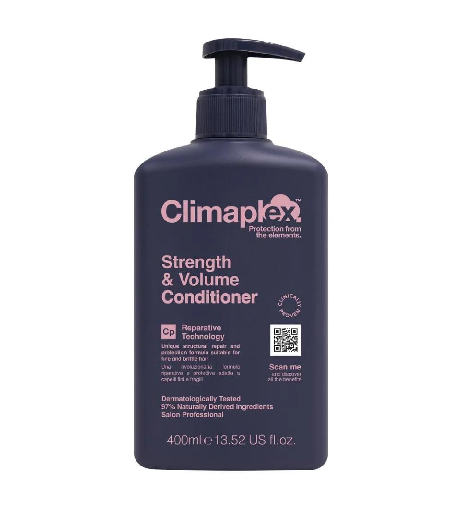 Climaplex Strength & Volume Conditioner for fine & straight hair detangling and conditioning 400 ml - Buy Online on GoSupps.com