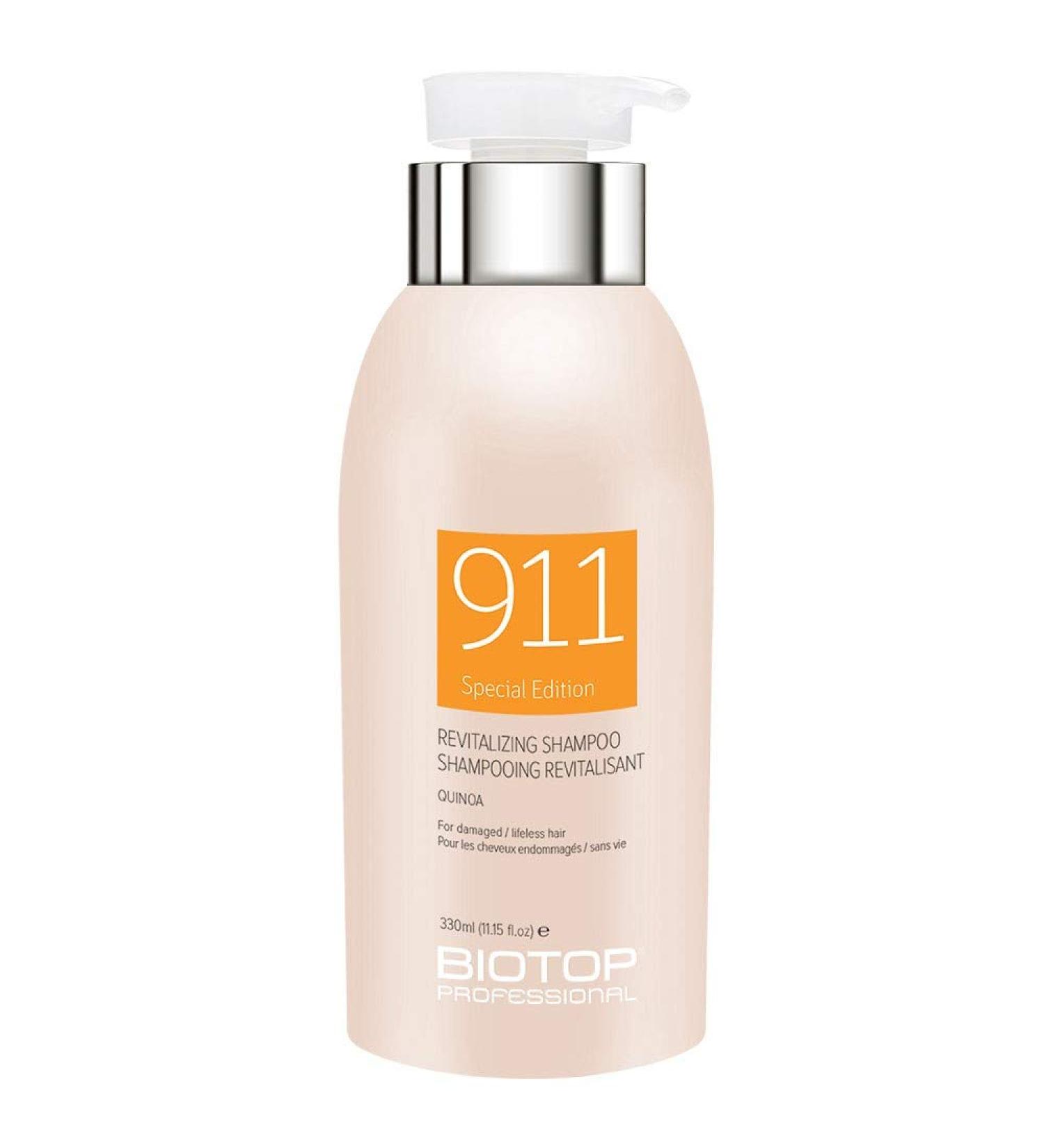 Biotop Professional 911 Quinoa Shampoo for Damaged Hair 11.15 fl oz (330ml)