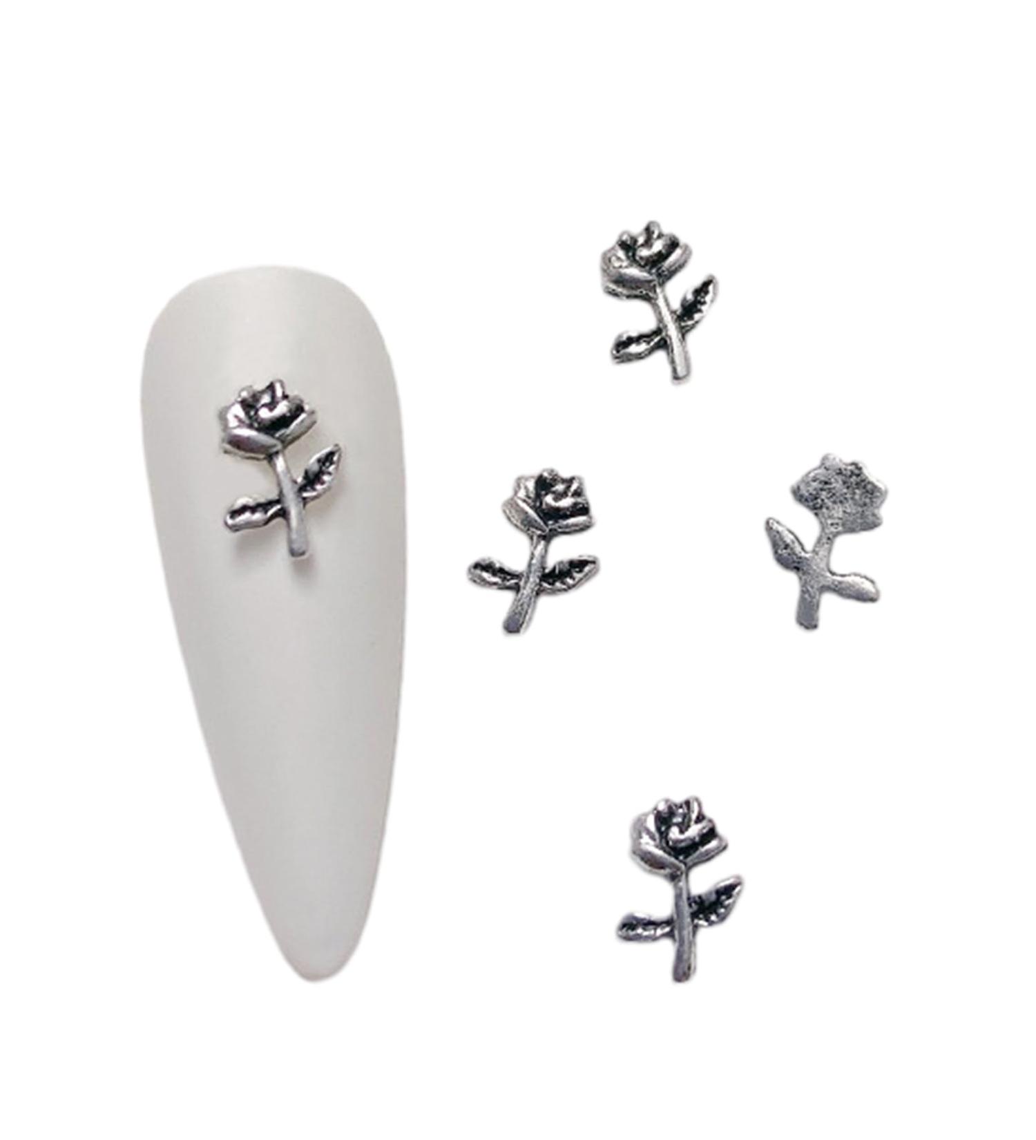 Nail Art Decoration Tips Ornament Metal Alloy Nail Art Decals Pendant Manicure Accessories Eye Catching For Girls Nail Art Accessories Decoration Decals Craft Supplies Jewelry For Girls Crystal - Buy Online on GoSupps.com