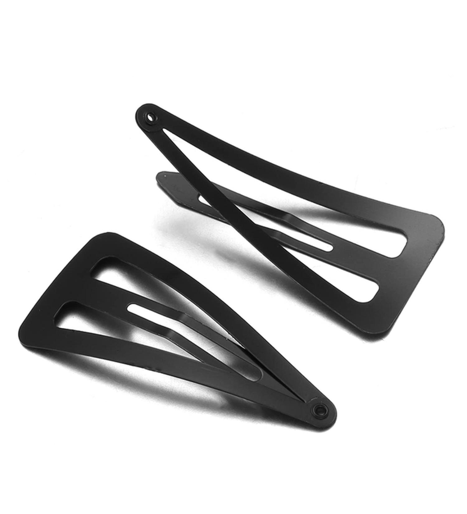 Hair Clips 10 pieces/batch silver black gold metal snap clip hairpin geometric triangle hairpin metal accessories Blue Hair Clips (Size : Noir) - Buy Online on GoSupps.com