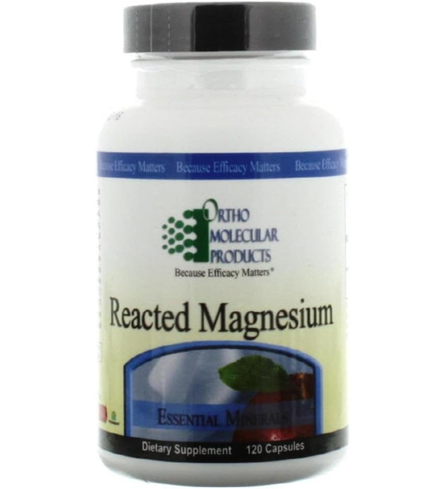 Ortho Molecular - Reacted Magnesium- 120 Capsules