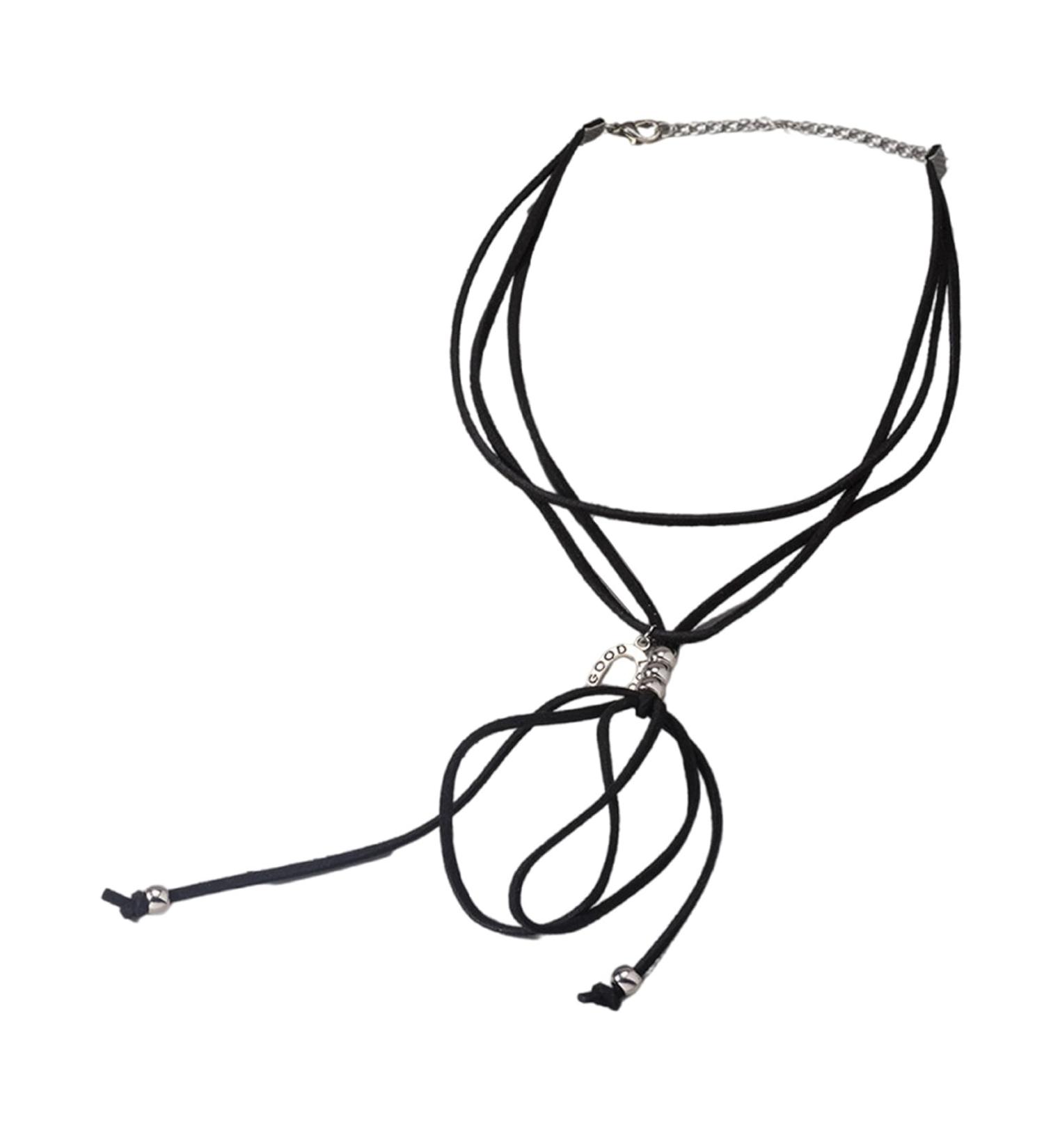 OralGos Stylish U-shaped Multi-Band Necklace - Personalized Chain Ornament for Women & Girls | Trendy Jewelry Gift - Buy Online on GoSupps.com