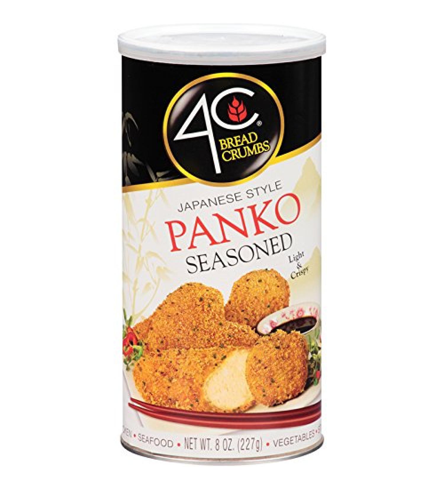 4C Panko Seasoned Bread Crumbs 8 oz. (Pack of 3) 8.0 Ounce (Pack of 3)