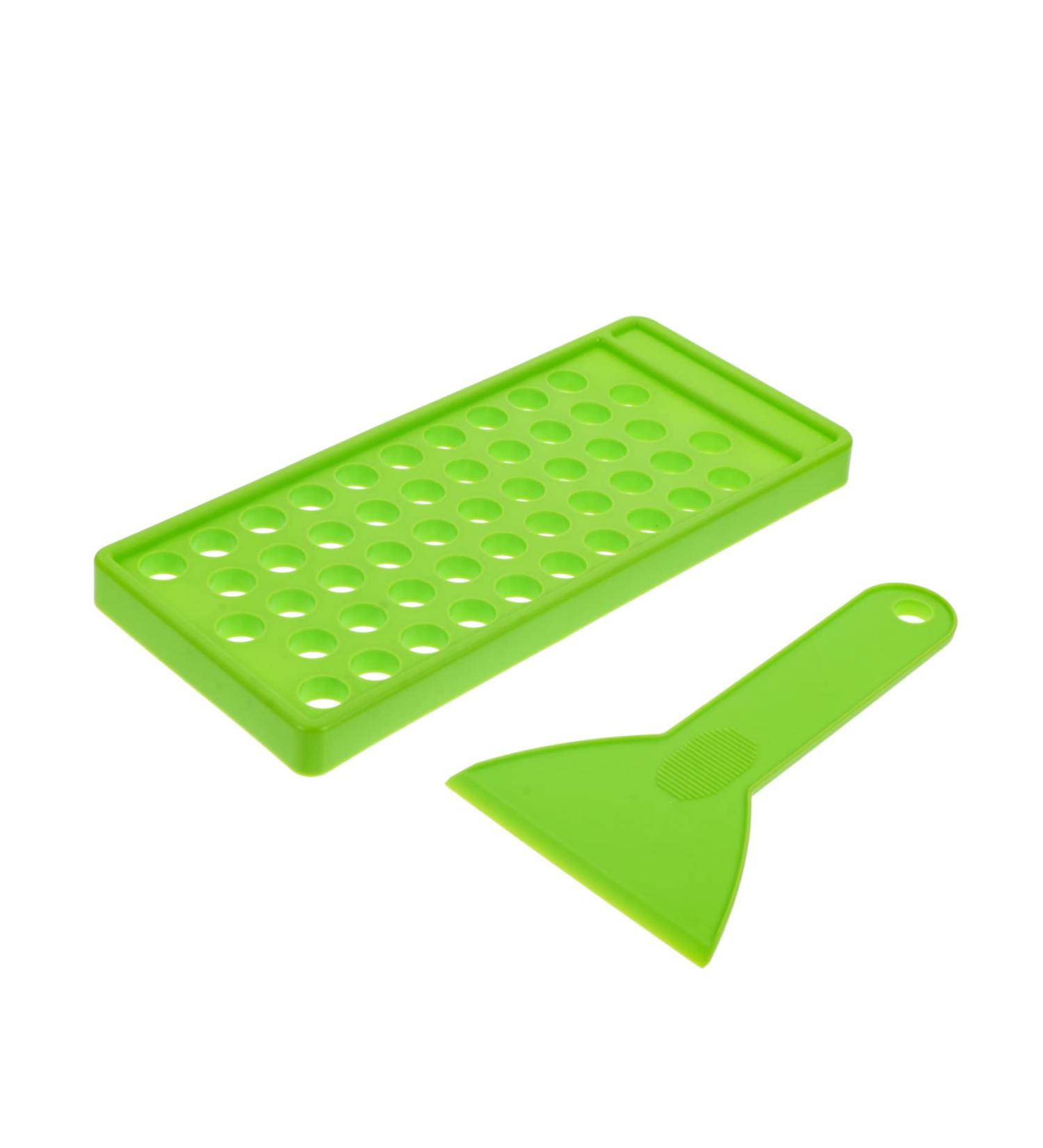Mikinona Lip Balm Base Lip Balm Holder 50 Lipstick Filling Mold Crafting Supplies Plastic Manual Lip Gloss Making Kit Lipstick Filling Tray - Buy Online on GoSupps.com