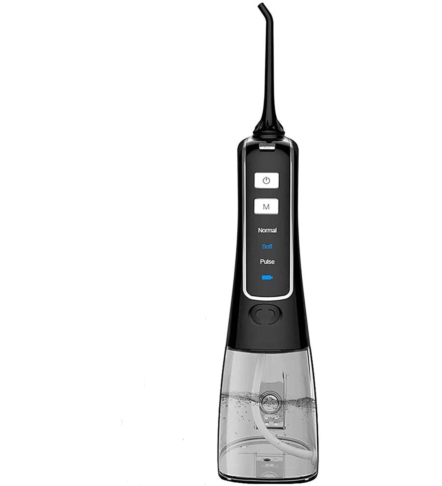 GeRRiT Water Flosser Cordless Teeth Cleaner Oral Irrigator Dental Power Dental Flosser IPX7 Waterproof Teeth Cleaner with 3 Mode and Detachable Water Tank for Travel - Buy Online on GoSupps.com