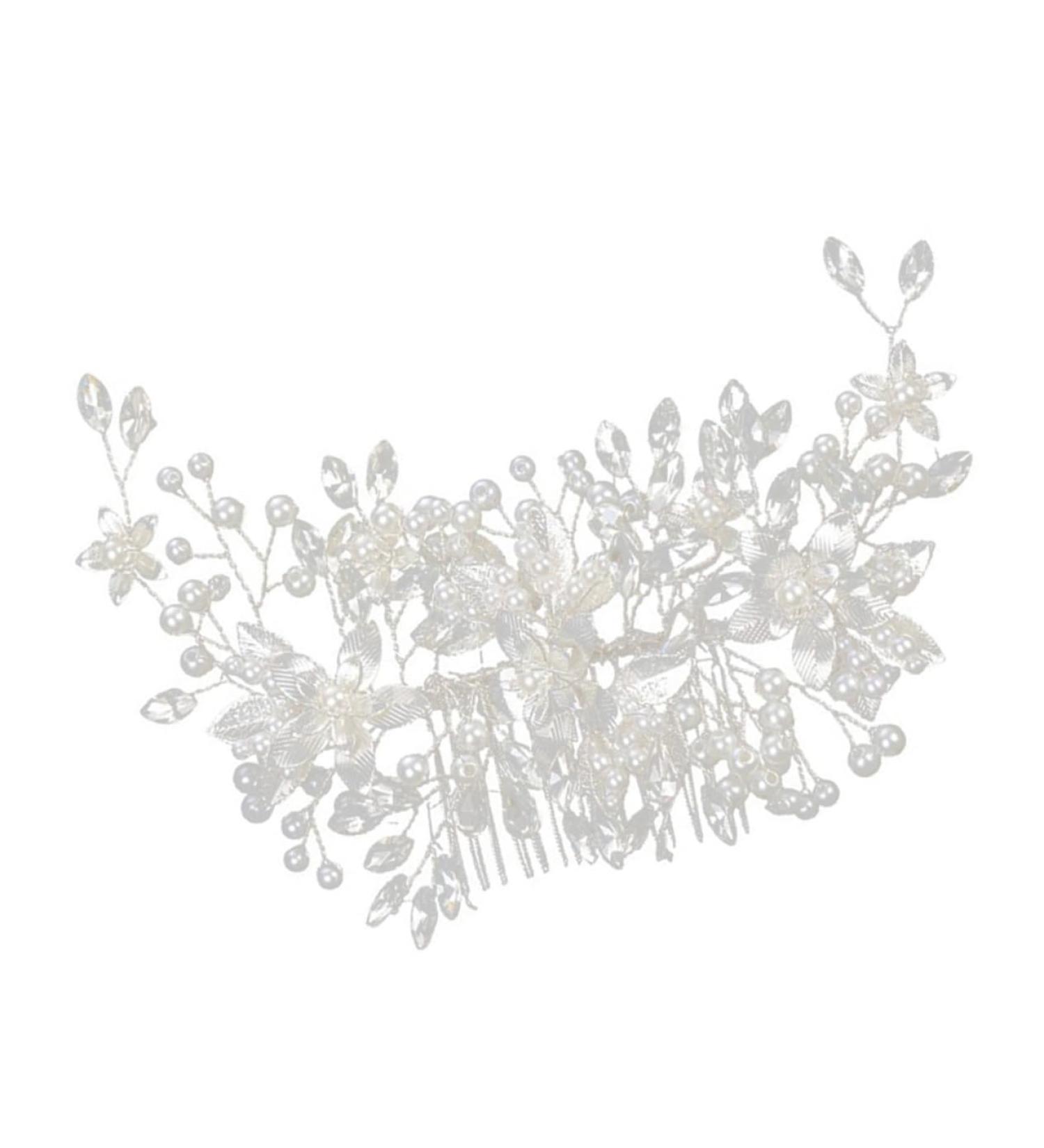 minkissy Wedding Hair Accessories Hair Clips Hair Barrettes Tiara Hair Pin Bride Hairpin Bridal Hair Accessory Girl Headpiece Bride Headpieces for Wedding Hair Comb Rhinestones Leaf Women's - Buy Online on GoSupps.com