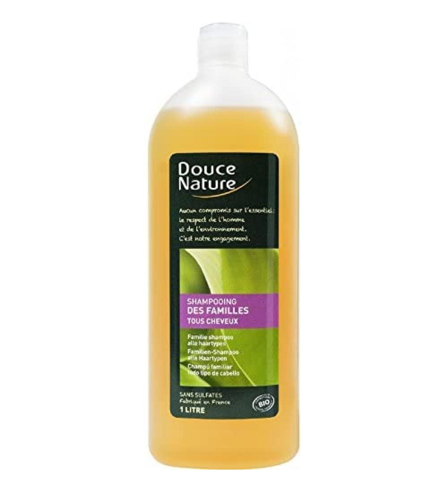 Douce Nature - PRI 4804 - Organic Hair Hygiene - Palmarosa Nettle Family Shampoo - 1 l