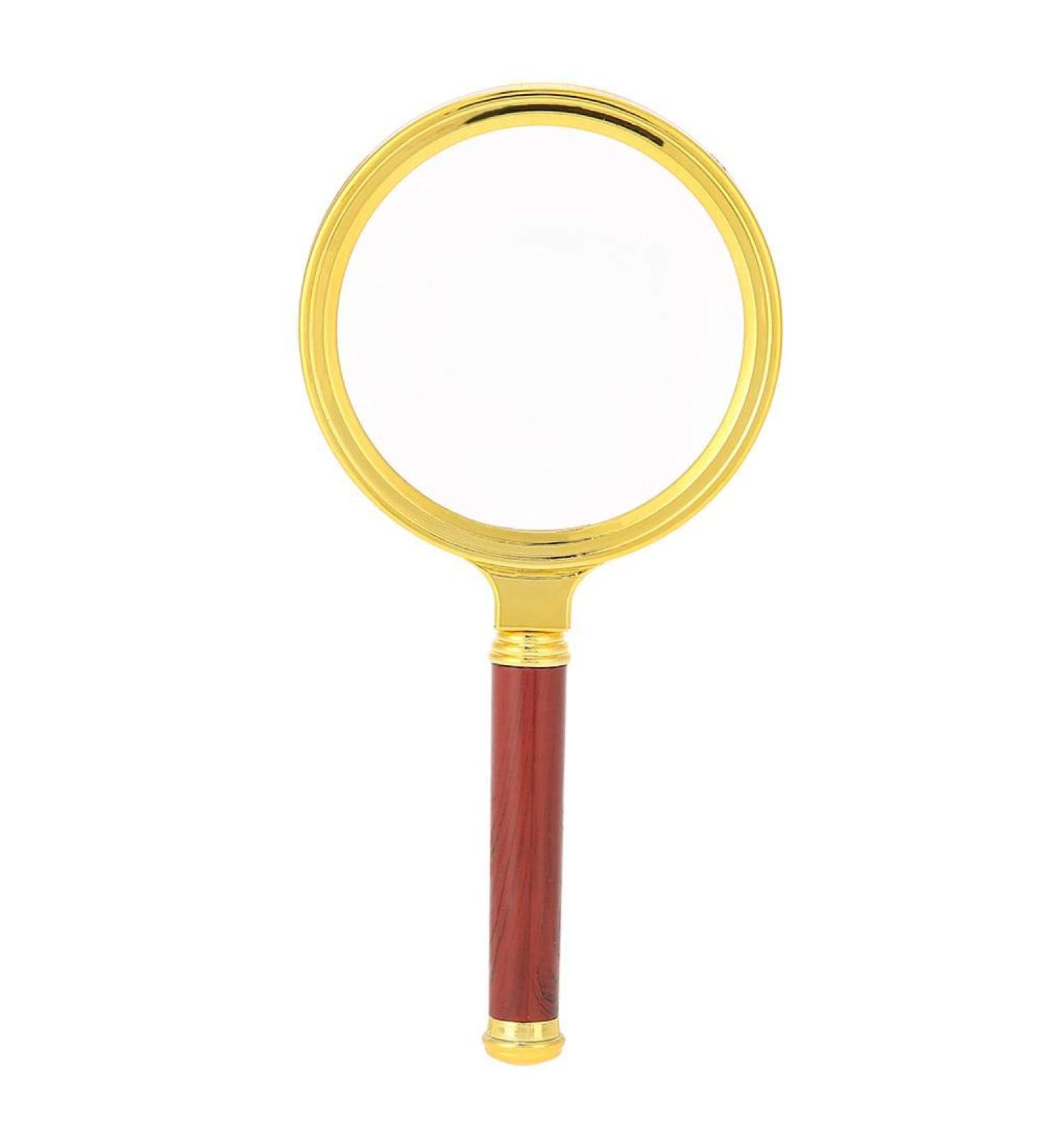 Portable Magnifier for Old Portable Magnifier 10X Magnifier with Detachable Wooden Handle for Reading Jewelry Small Gift - Buy Online on GoSupps.com