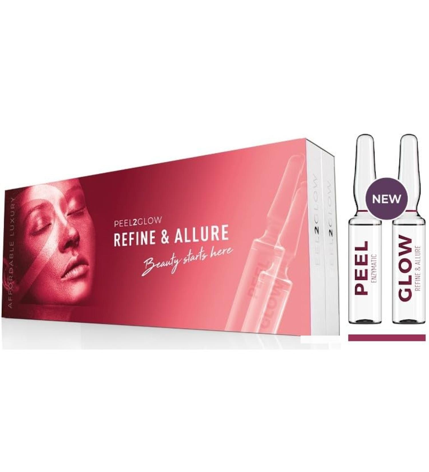 Skintech PEEL2GLOW REFINE & ALLURE 20 FLACONS