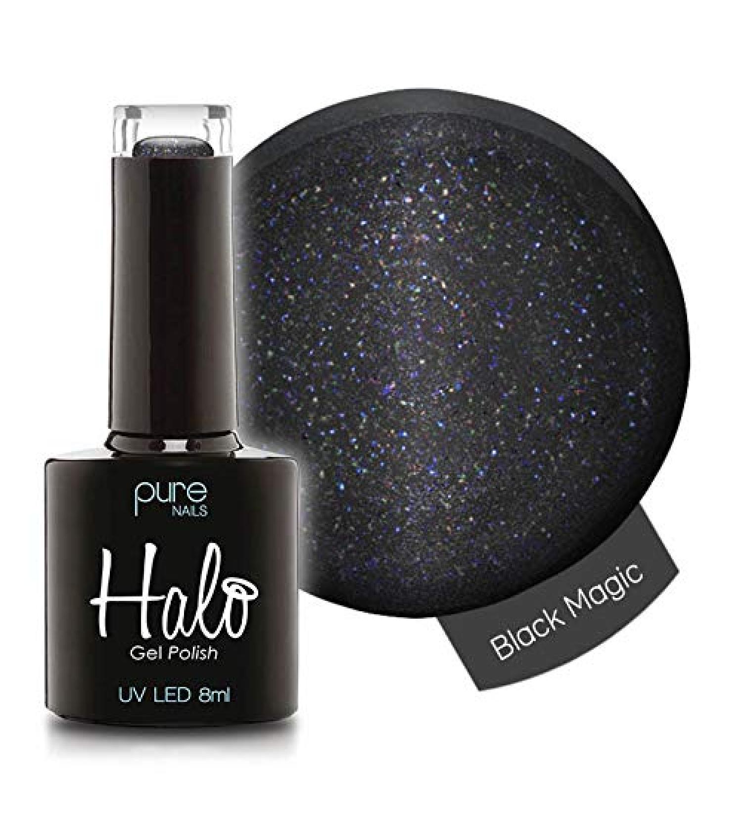 Halo Gel Polish *Full Range 8ml* **CHOOSE YOUR COLOUR(S)** (Black Magic N2752) Black Magic N2752 8 ml (Pack of 1)