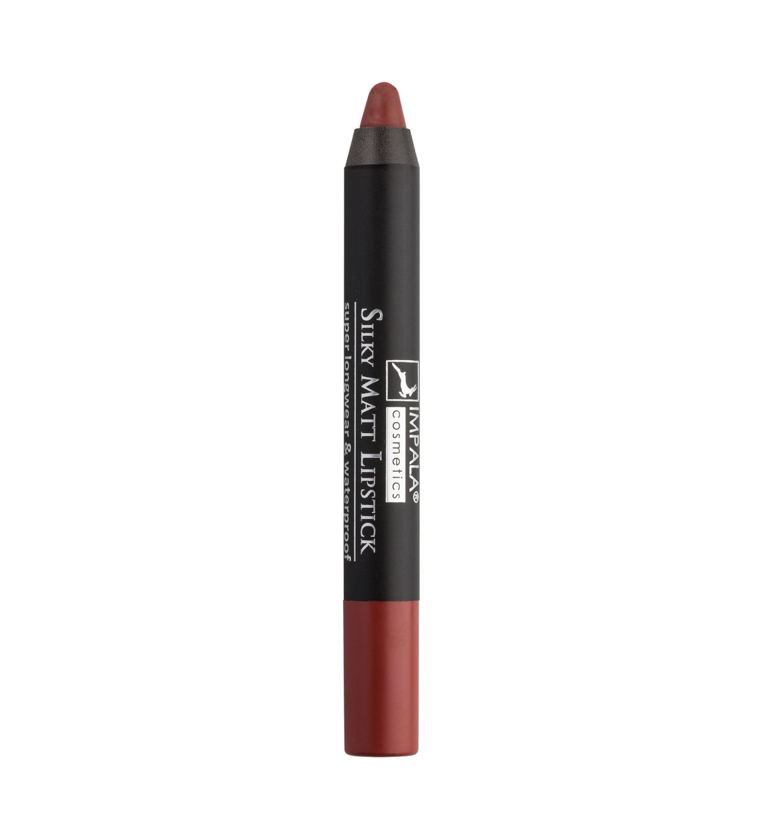 Impala - Silky Matt Lipstick | Color 64 Dark Toffee | Permanent Matte Lipstick | Permanent Lipstick | Long Lasting | Moisturizing Lipstick | Waterproof Lipstick - Buy Online on GoSupps.com