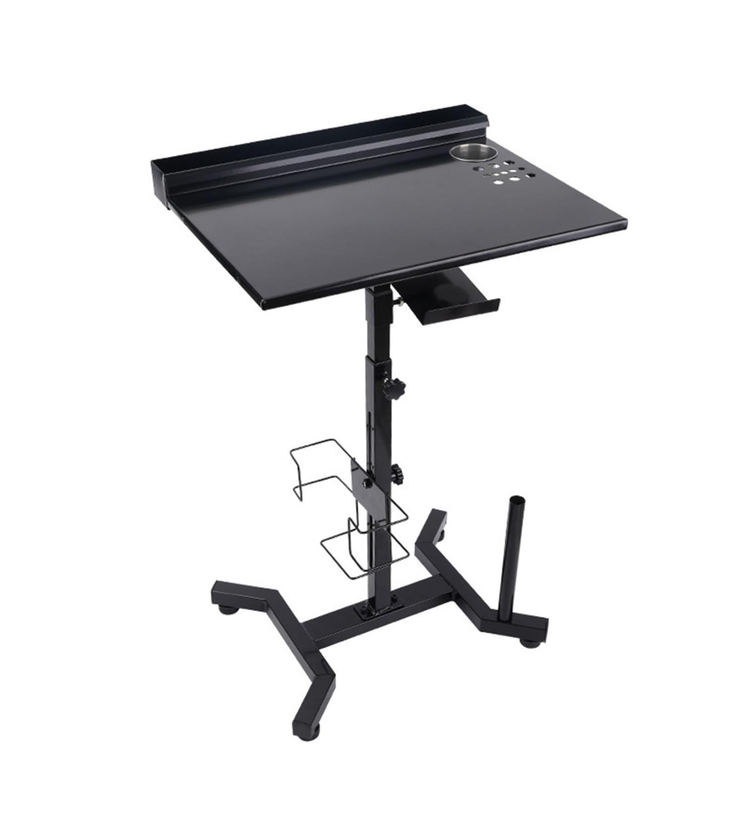 Adjustable Workstation with Pigment Holder Work Station Large Surface Workbench for Studio Beauty Salon Hair Salon - Buy Online on GoSupps.com