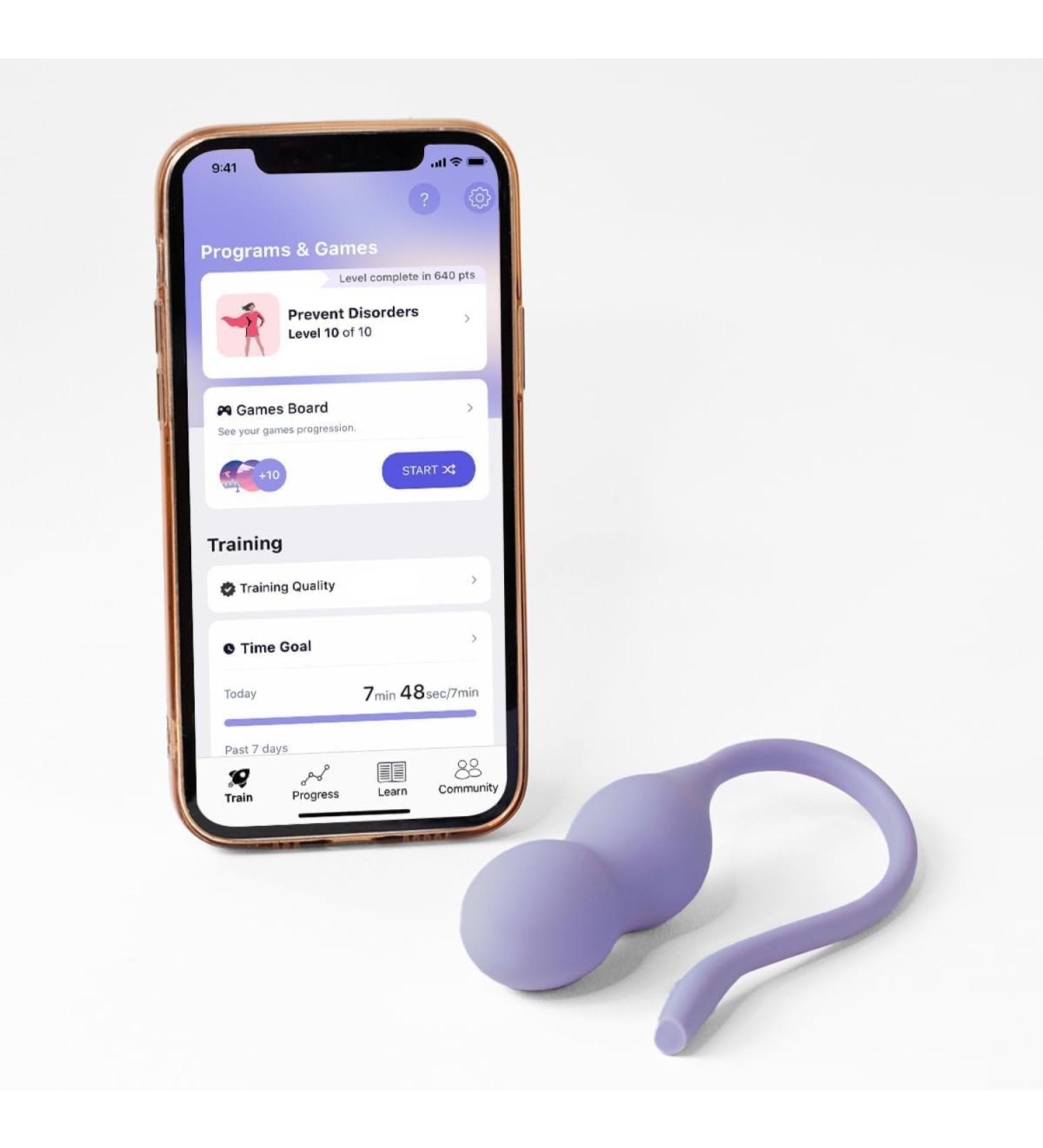 Care + Pelvic Floor Exerciser with App | Kegel Trainer for Better Bladder Control & Stronger Pelvic Support | International Shipping Available - Buy Online on GoSupps.com