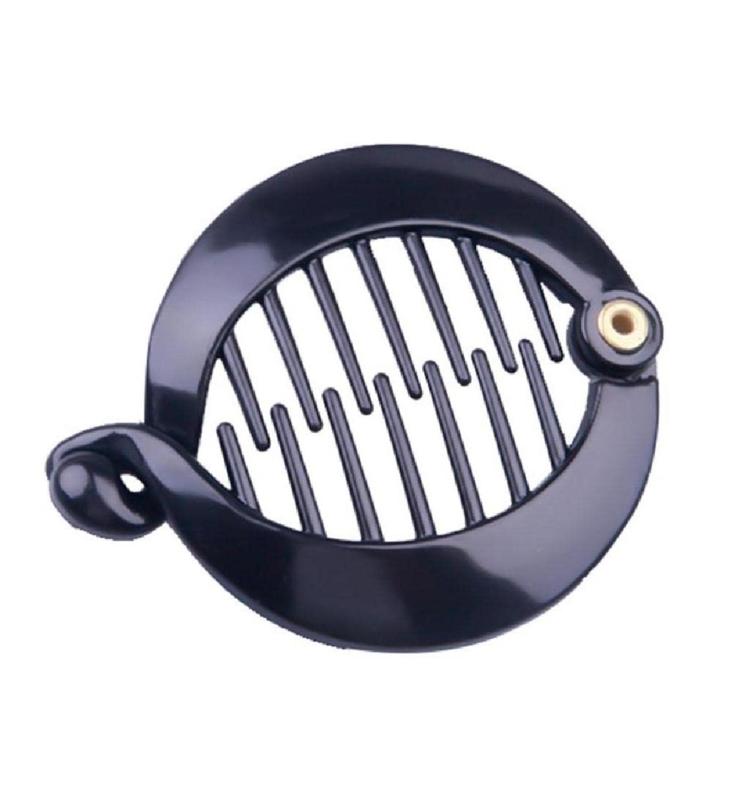 Banana Hair Clip for Women Combs Banana Hair Comb Clip Fish Shape Hair Clip Round Banana Clip Ponytail Holder Round Banana Clip Black - Buy Online on GoSupps.com