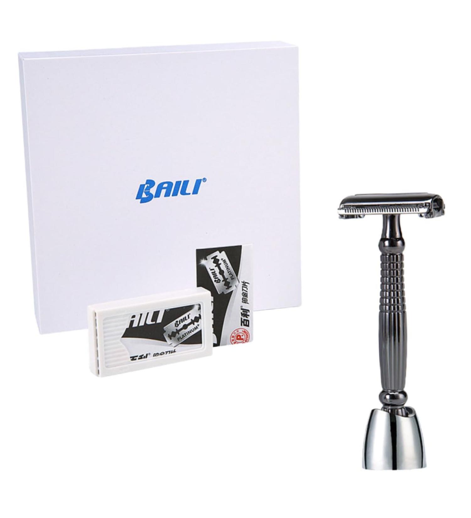 Shop Beaupretty Manual Lip Razor Set - Stainless Steel Women's Face & Bart Razor with Agate Base - International Shipping Available - Buy Online on GoSupps.com