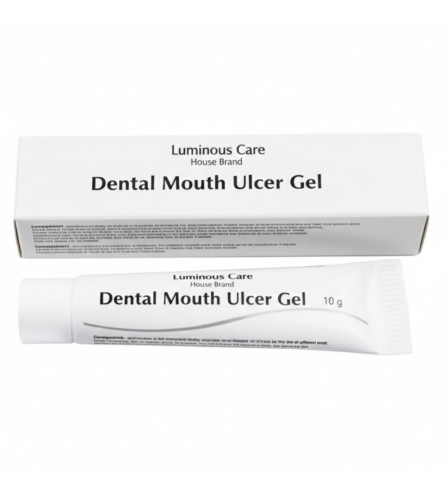 Luminous Care House Brand Mouth Ulcer & Sore Comfort Gel 10 g Tube Oral Care Gel