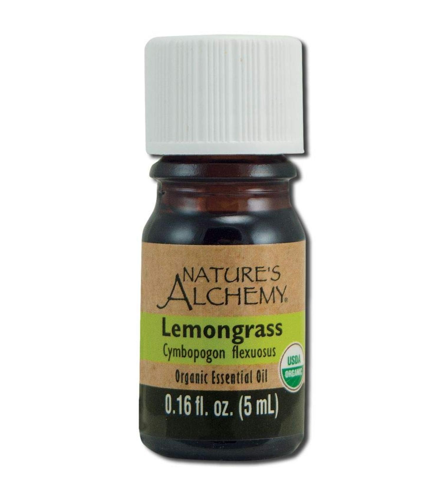 Nature's Alchemy Organic Essential Oil Lemongrass 0.17 fl oz