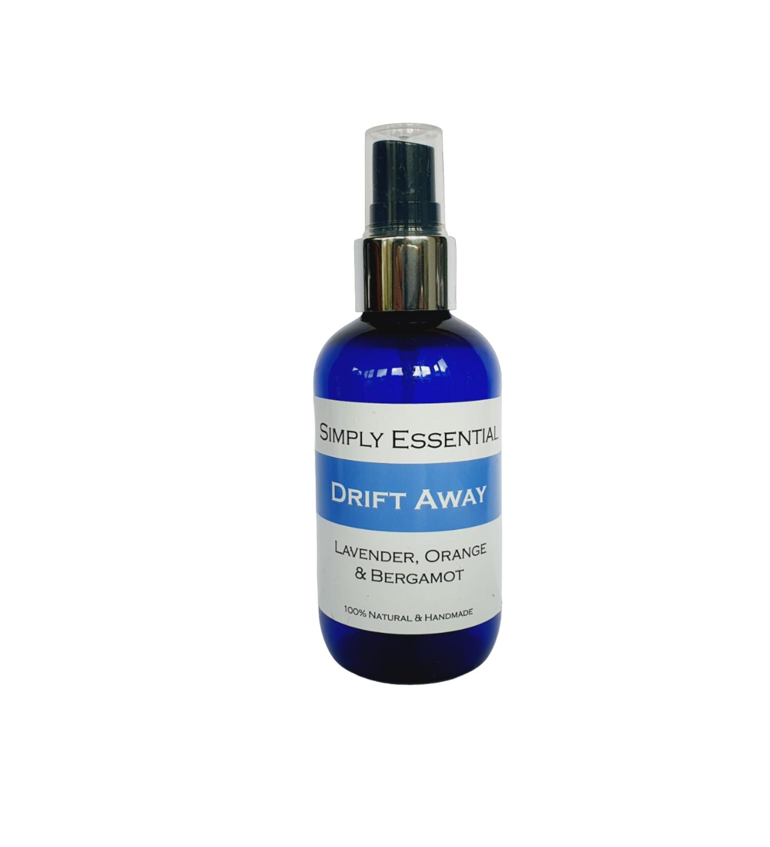 Simply Essential Drift Away Aromatherapy Pillow Spray with Lavender Orange and Bergamot Essential Oils 100ml - Buy Online on GoSupps.com