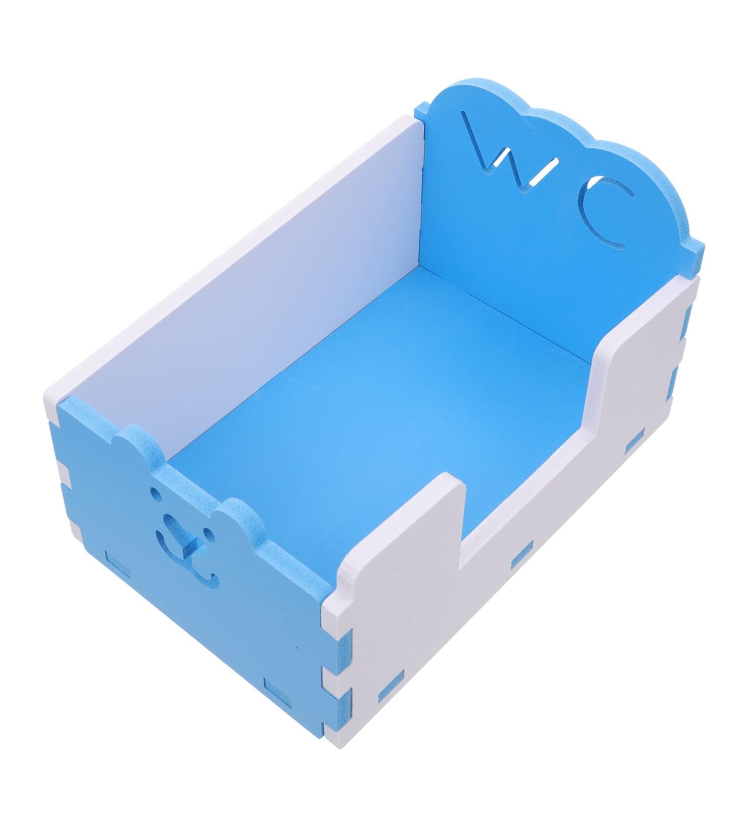 Levemolo 1pc Hamster Toilet Little Critters Hamster Bathroom Square Urinal Potty Pet Bathroom Litter Blue PVC 15x10cm Blue - Buy Online on GoSupps.com