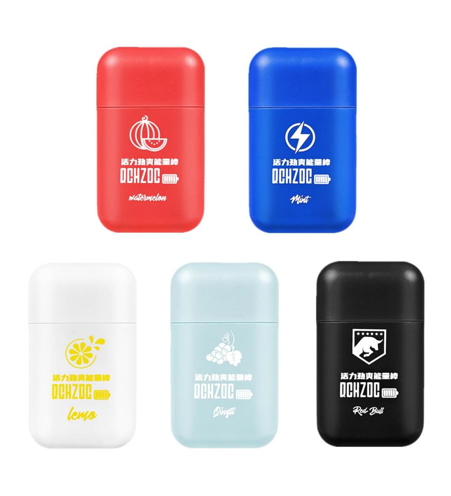 LAMUSELAND Essential Oil Nasal Inhaler Pure and Natural Peppermint Double Holes Aromatherapy Nasal Stick Set for Tension Stress Relief and Focus Boost (5 Watermelon) Watermelon 5 - Buy Online on GoSupps.com