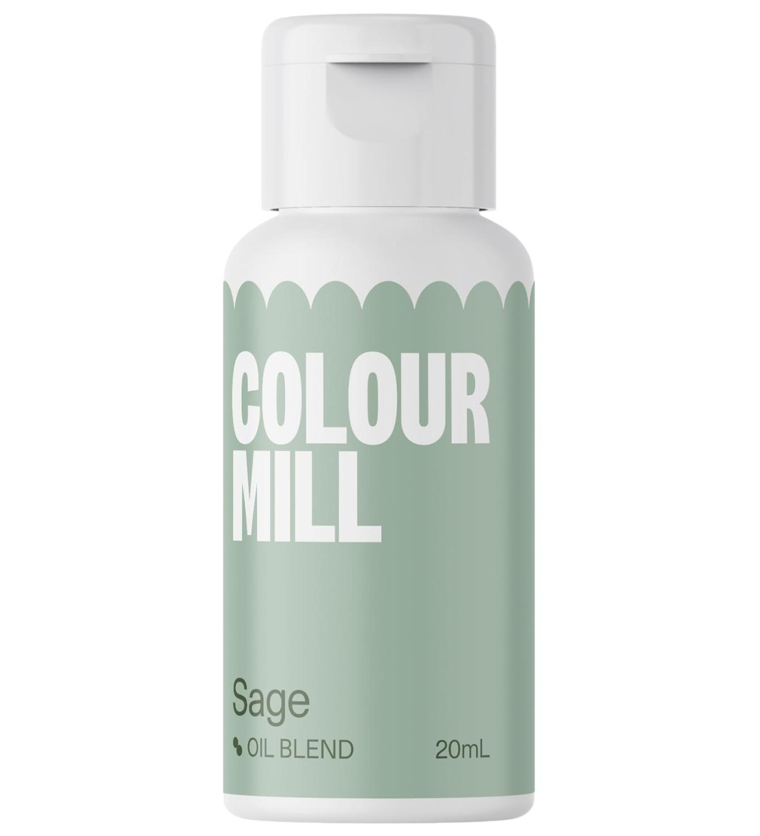 Color Mill Oil Blend Food Coloring - Sage 20ml | Perfect for Chocolate Fondant Cupcakes & Baking - Buy Online on GoSupps.com