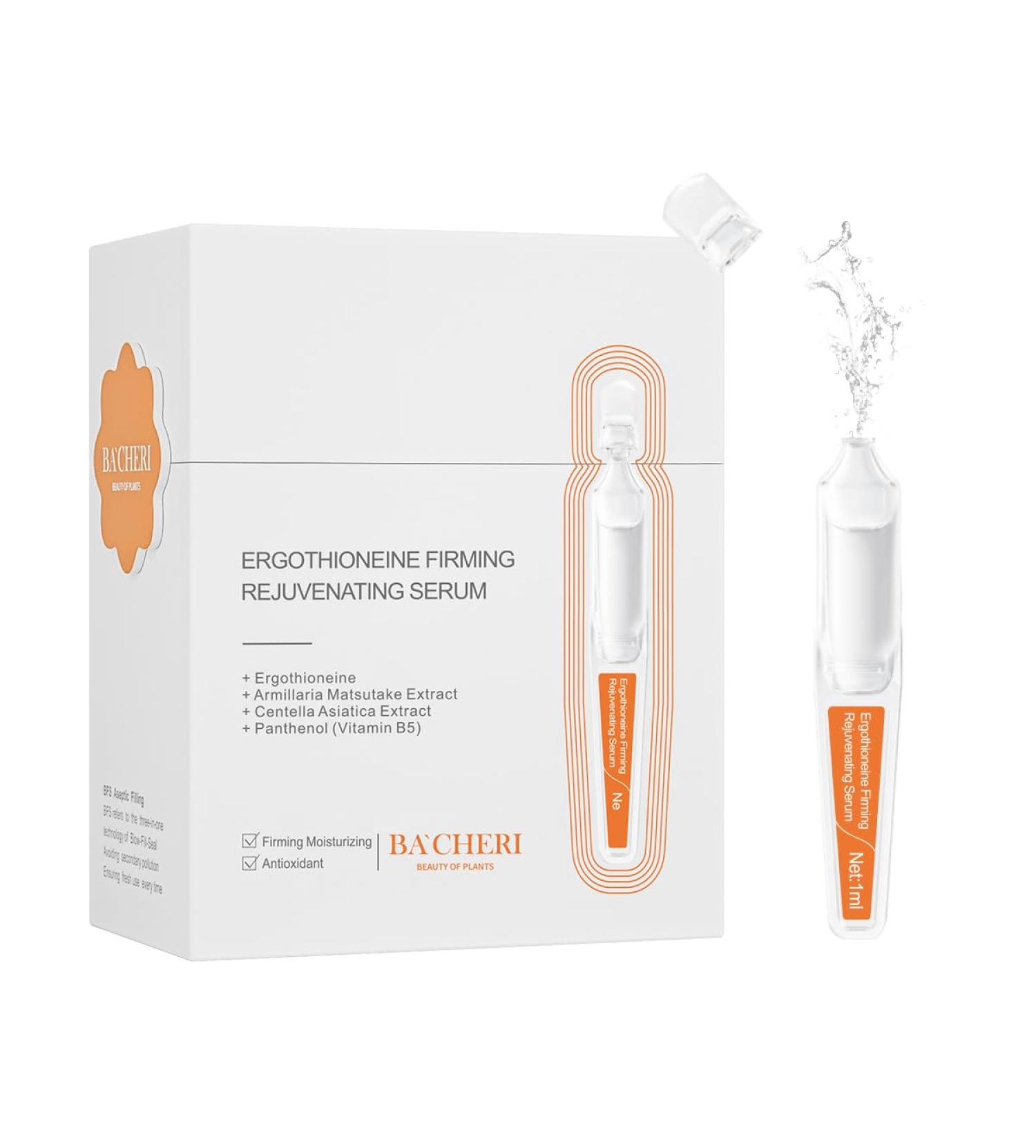 Ergothioneine Serum Ampoules, Antioxidant & Anti-Glycation & Anti Aging Rejuvenating Facial Serums Firming and Hydrating Skin Barrier Repair for All Skin Types 15PCS/Box 0.03 Fl Oz (Pack of 15) - Buy Online on GoSupps.com