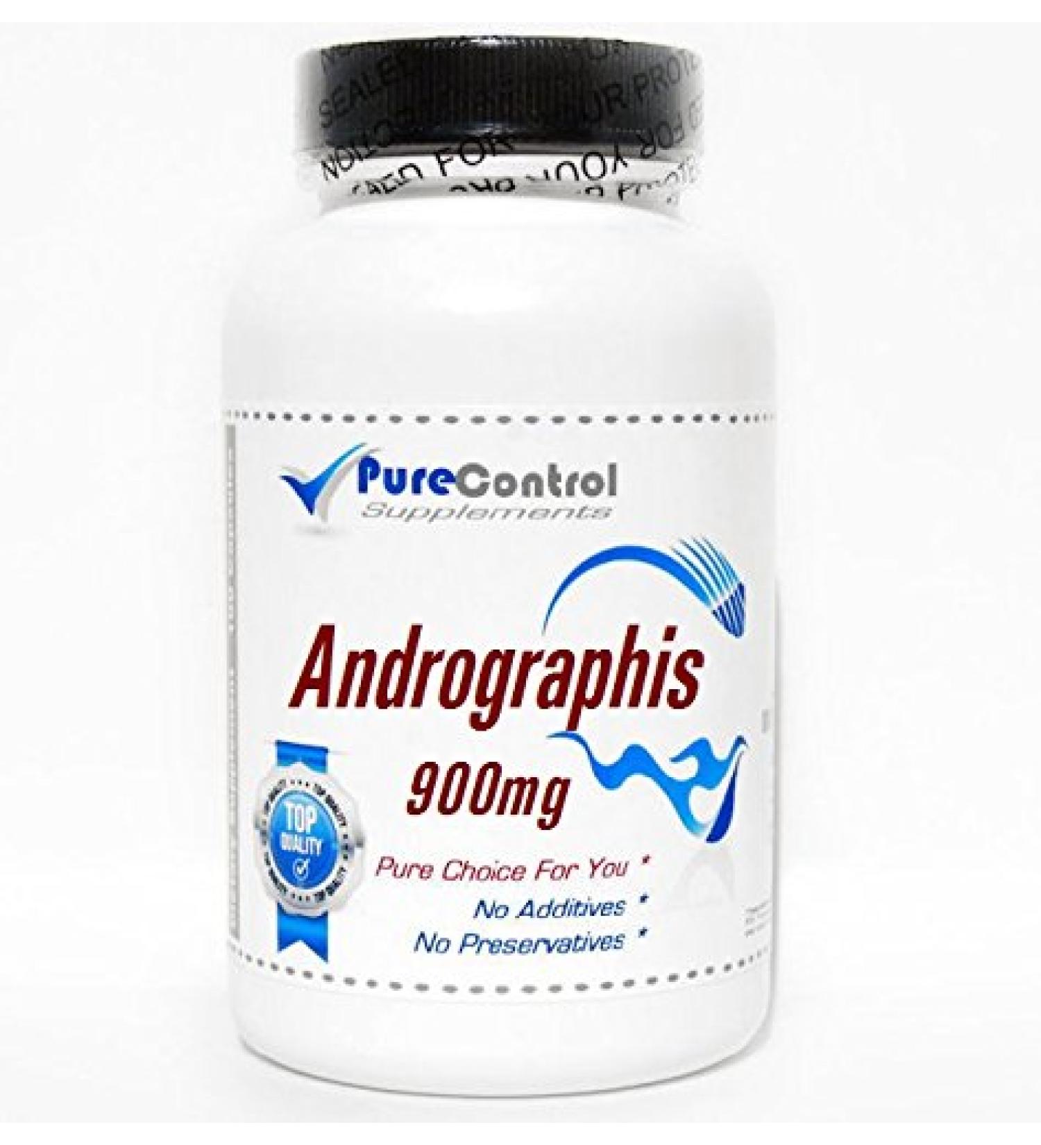 Andrographis 900mg // 100 Capsules // Pure // by PureControl Supplements