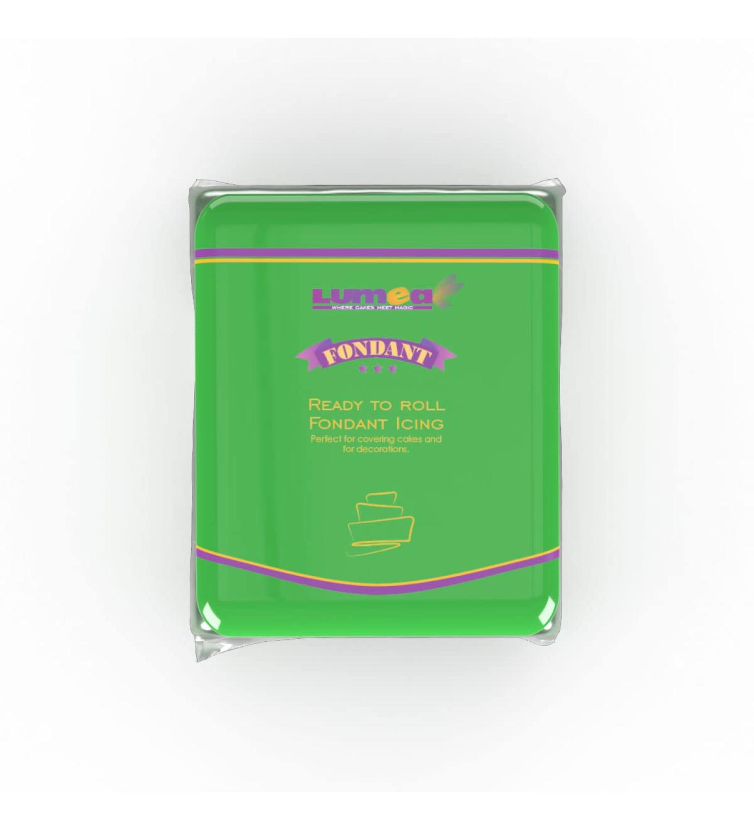 Dekozauber24 Premium Fondant 500g - Soft & Flexible Edible Cake Decoration in 17 Colors (Green) - International Shipping Available - Buy Online on GoSupps.com