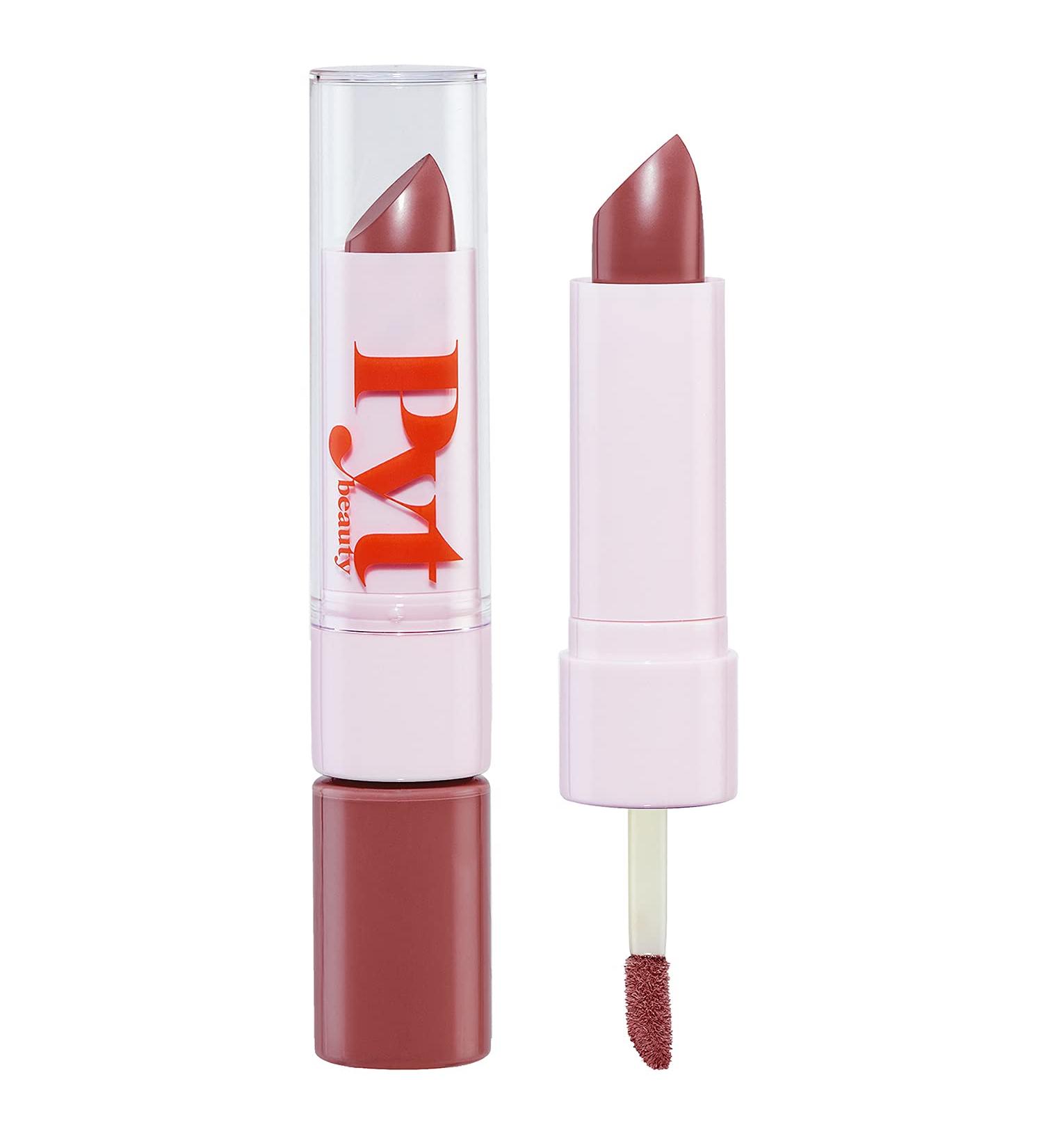 PYT BEAUTY Lip Duo: Berry Lipstick and Lip Gloss Combo - Hydrating, Hypoallergenic, Vegan Makeup (1 Count) - Buy Online on GoSupps.com