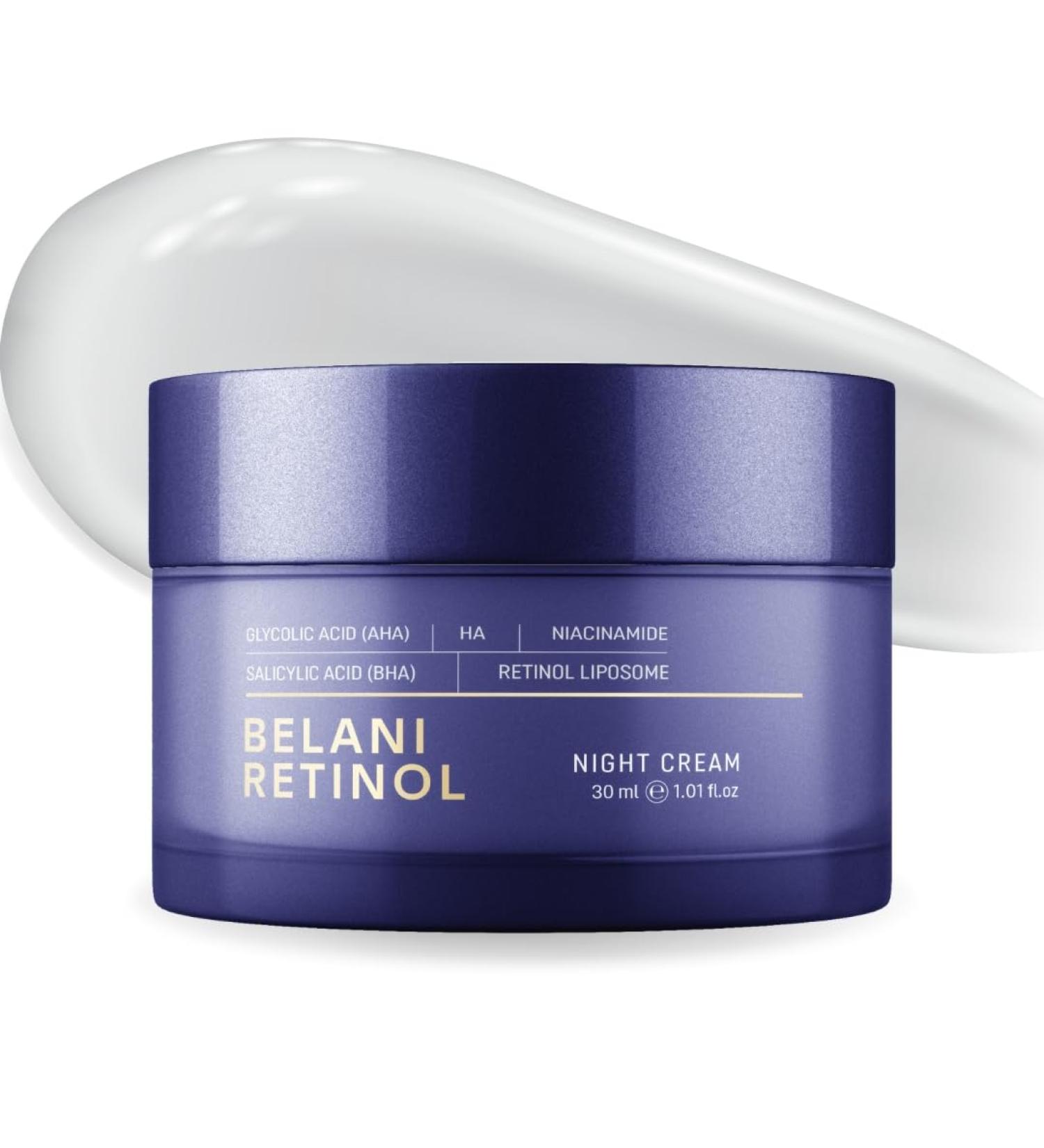 ABERA Belani Retinol Cream - Dark Spot Remover & Anti-Aging Night Cream for Women | Treat Melasma Fine Lines & Wrinkles (1.01 Fl Oz - Buy Online on GoSupps.com