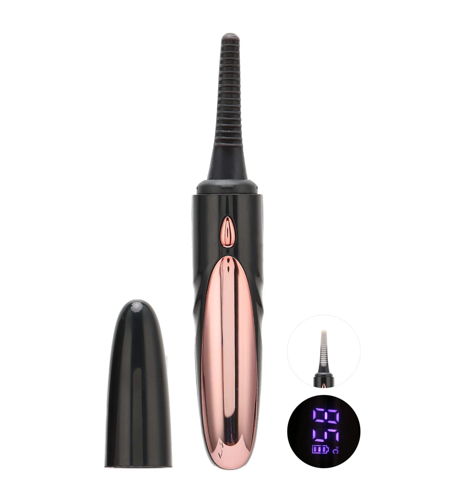 Electric Heated Eyelash Curler - 4 Speed Rechargeable Portable Makeup Tool | Quick Heating & USB Long Lasting Curling - Buy Online on GoSupps.com