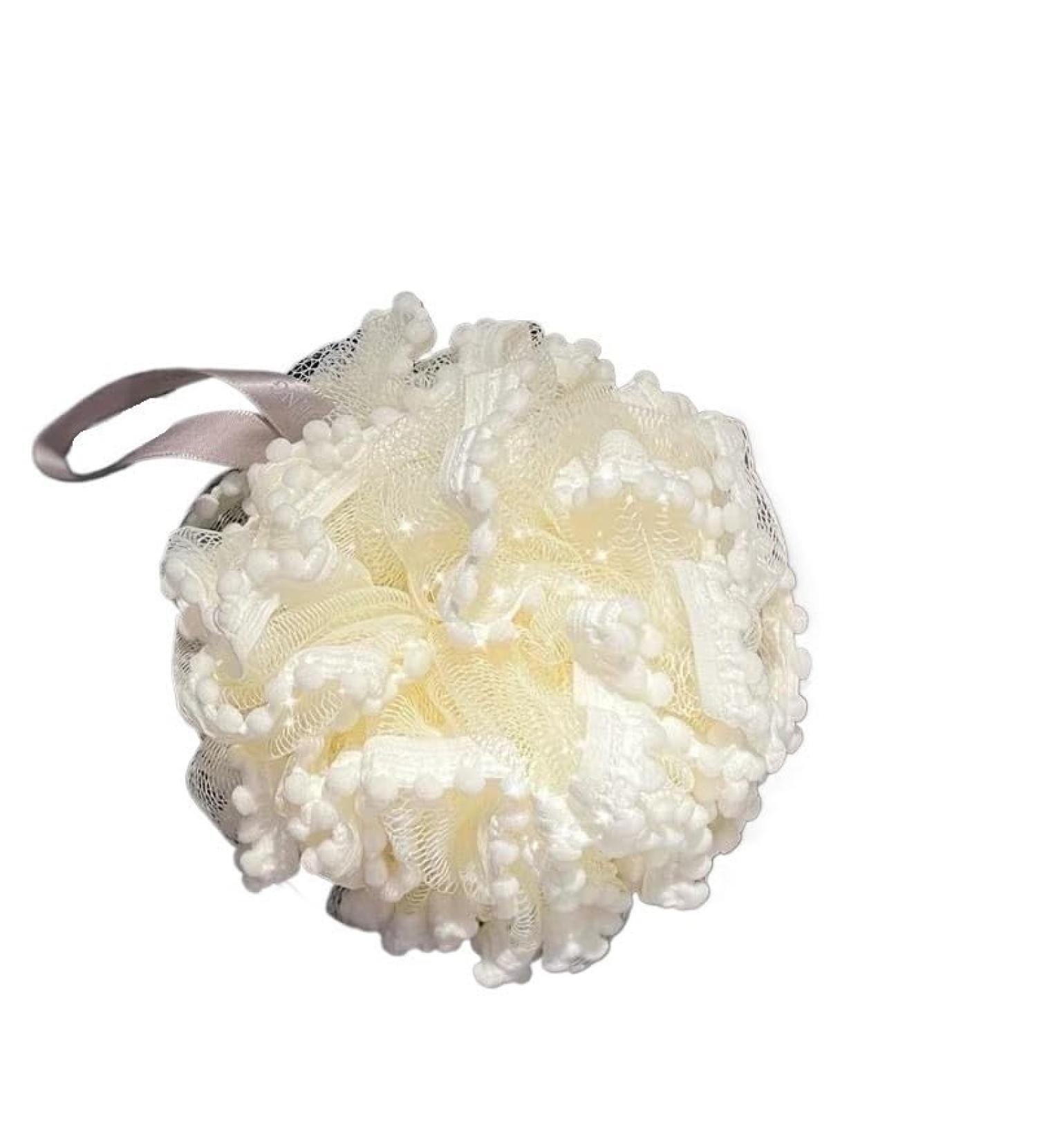 Bath Sponges for Adults Bath Sponge Mesh Pouf Bath Sponge Foam Loofah Sponge (Size : White) - Buy Online on GoSupps.com