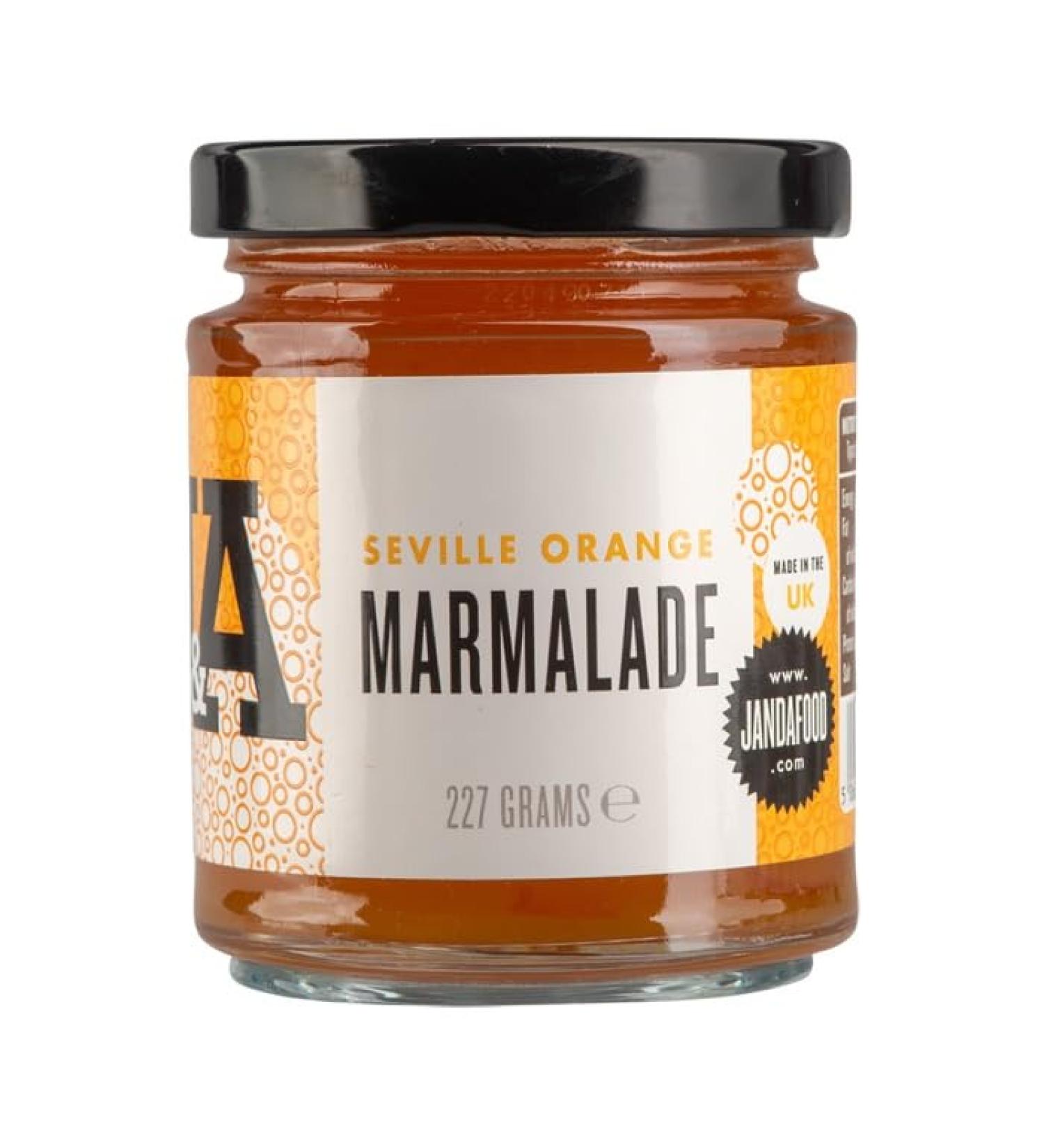 Janda Seville Orange Marmalade 227g | Made with traditional Seville Oranges| Perfect breakfast spread | Small batch prepared - Buy Online on GoSupps.com