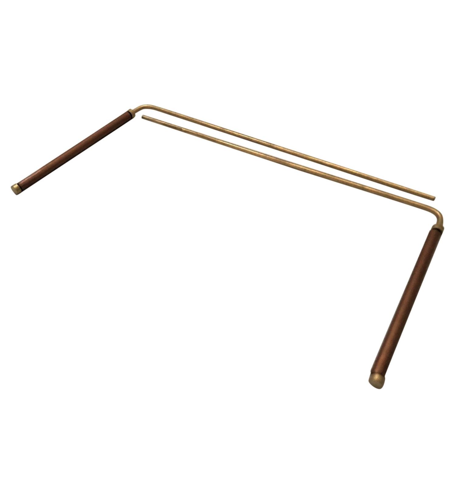Brass dowsing rods copper handle Reiki dowsing rods