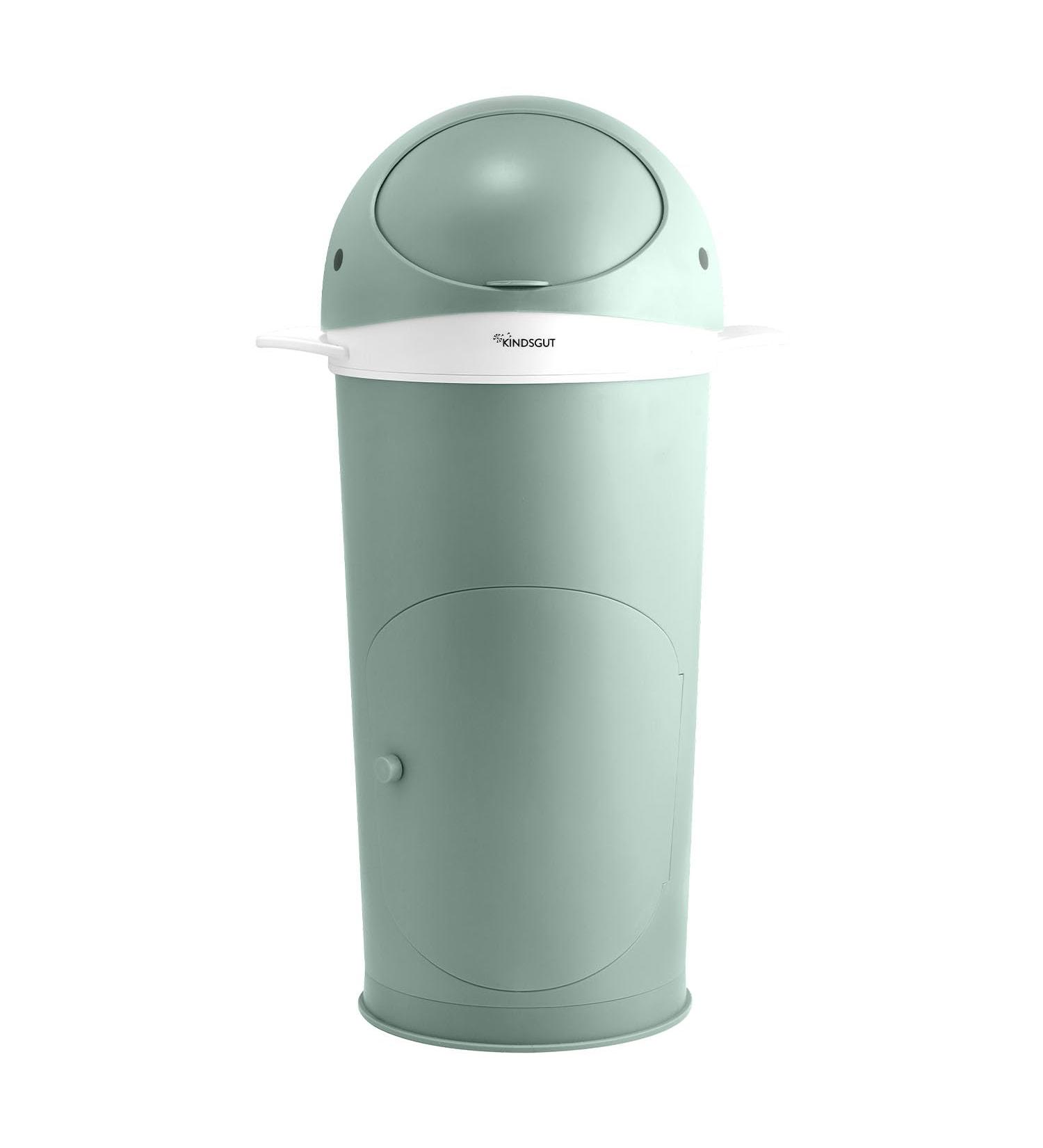 Kindsgut Windeleimer Wal Aquamarin | Odor-Tight Eco-Friendly Diaper Pail with Refill Film & Easy Cleaning - Perfect Whale Design for International Shipping - Buy Online on GoSupps.com